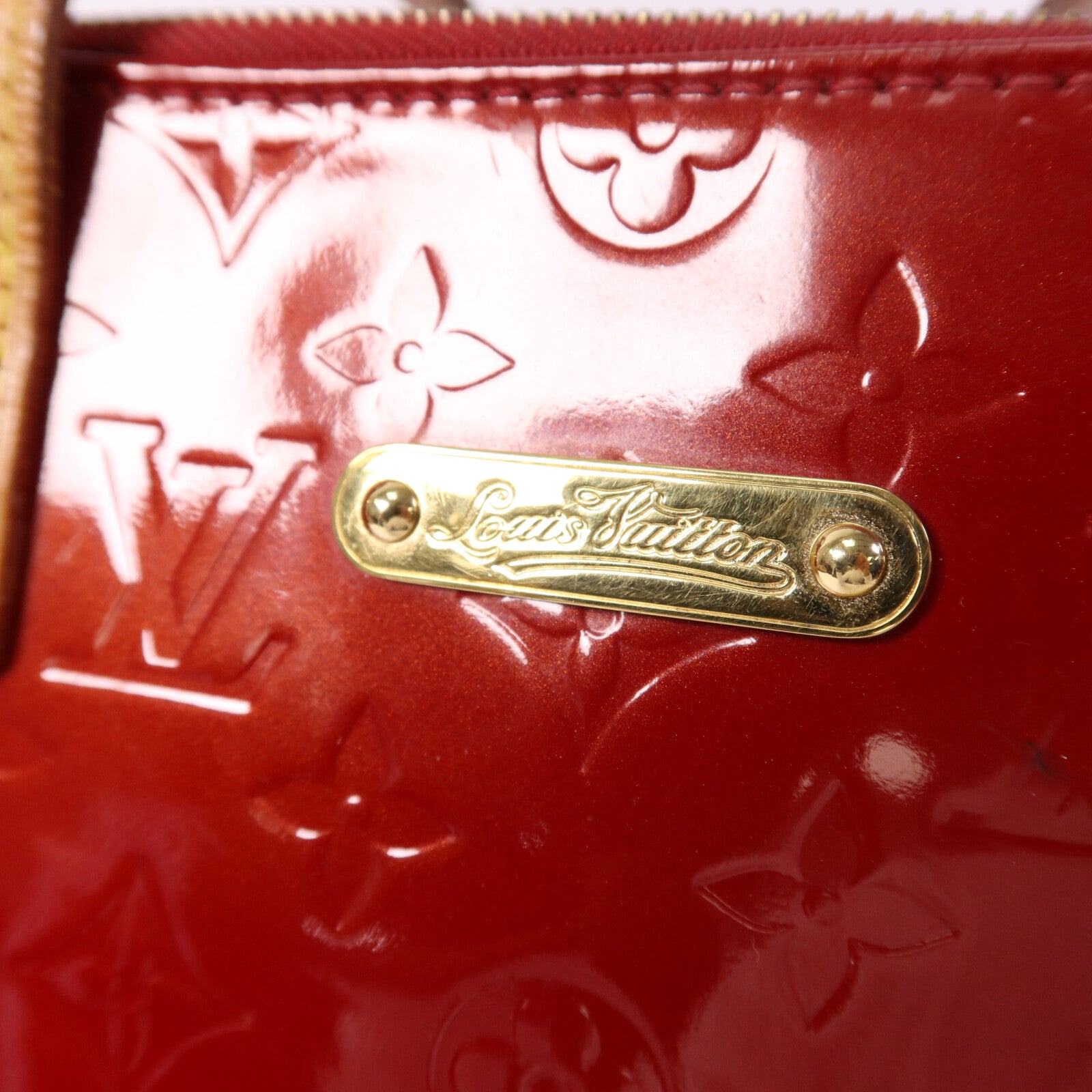 LOUIS VUITTON 【激減優惠】Monogram Vernis Bellevue GM金扣手挽袋
