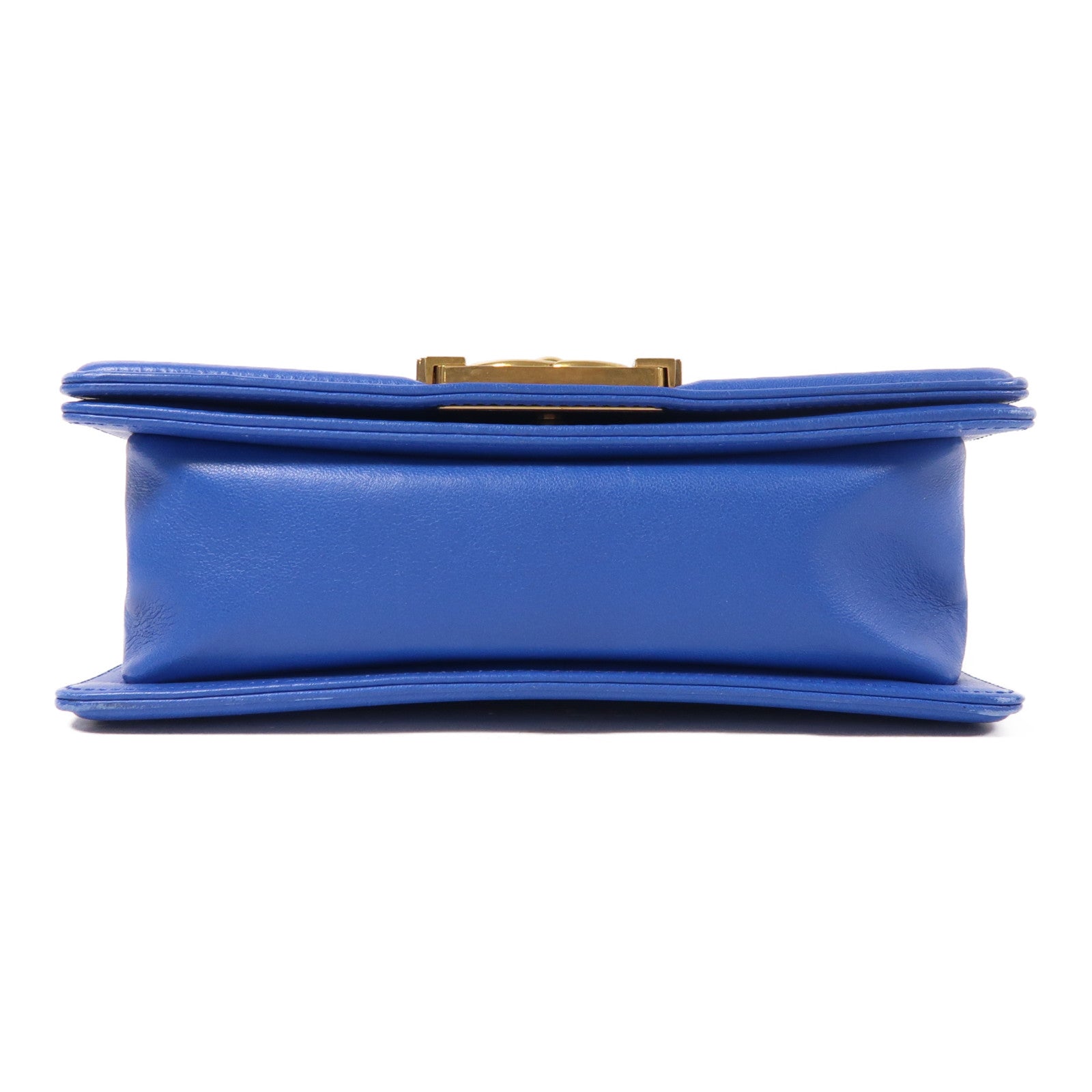 CHANEL 羊皮皮革Boy 20金扣鏈帶肩背袋