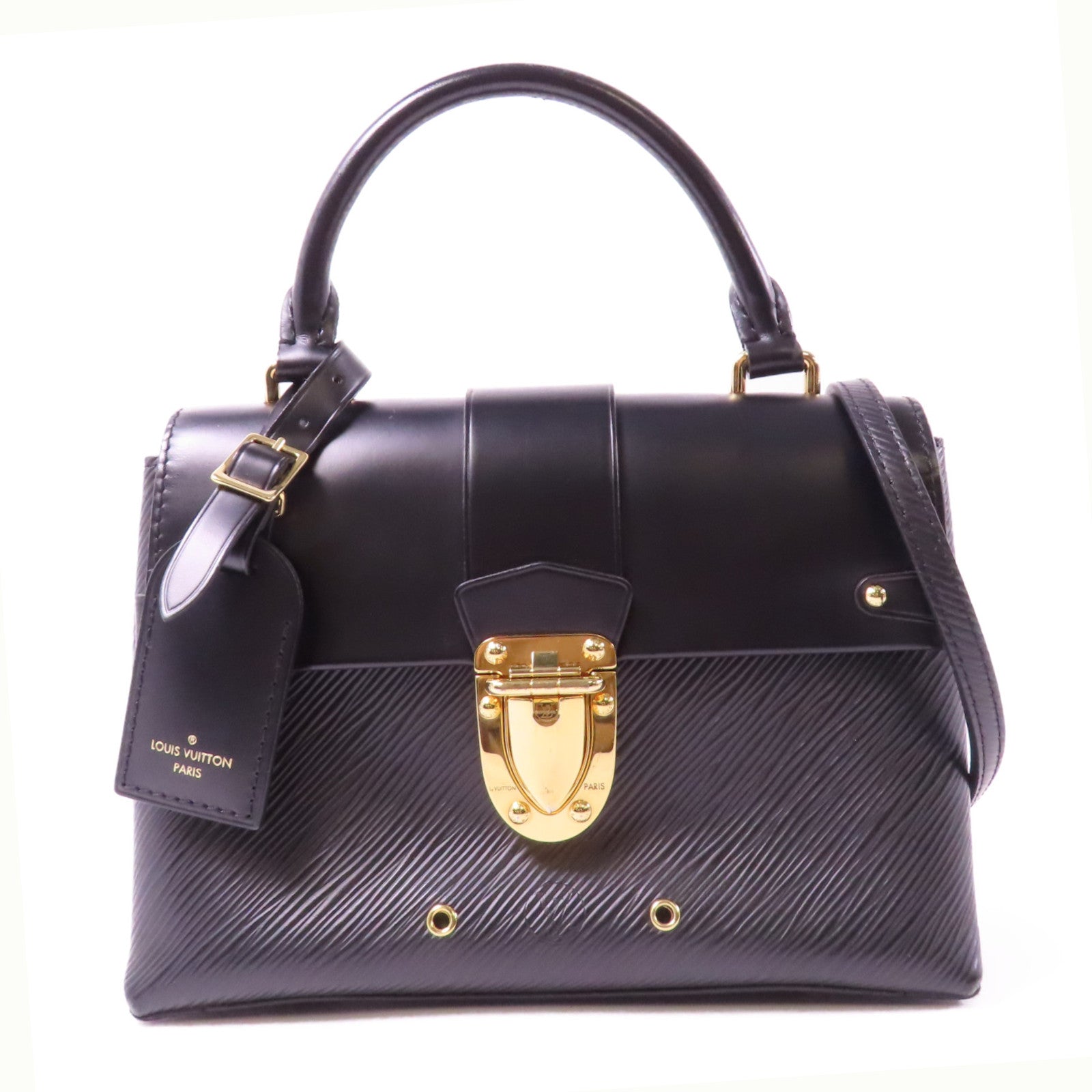 LOUIS VUITTON 【激減優惠】Epi One Handle金扣手挽肩背兩用袋黑色