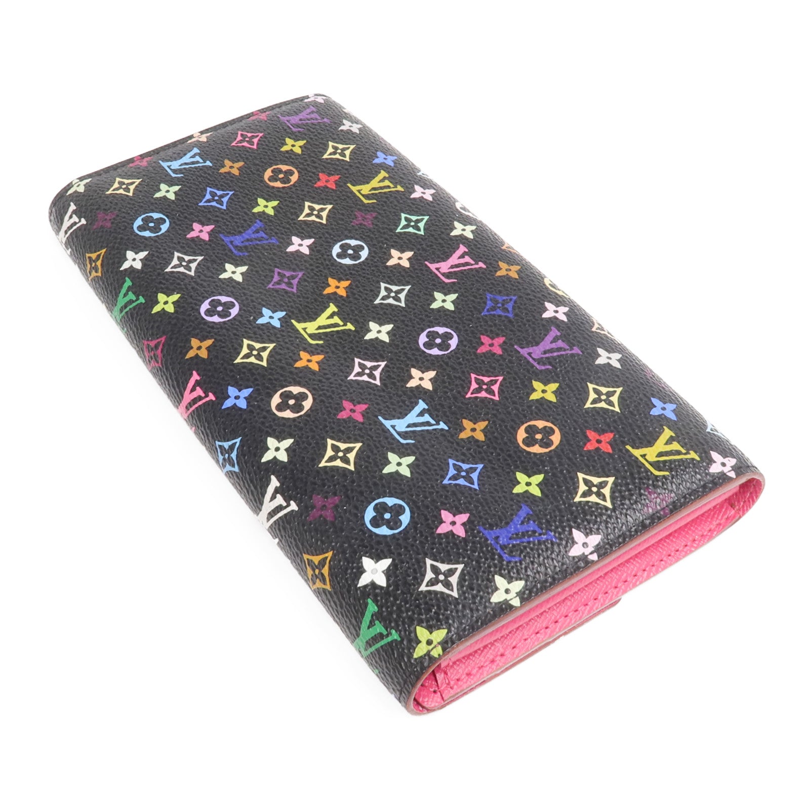 LOUIS VUITTON Monogram Multicolore Portefeuille Sarah Wallet金扣長錢包