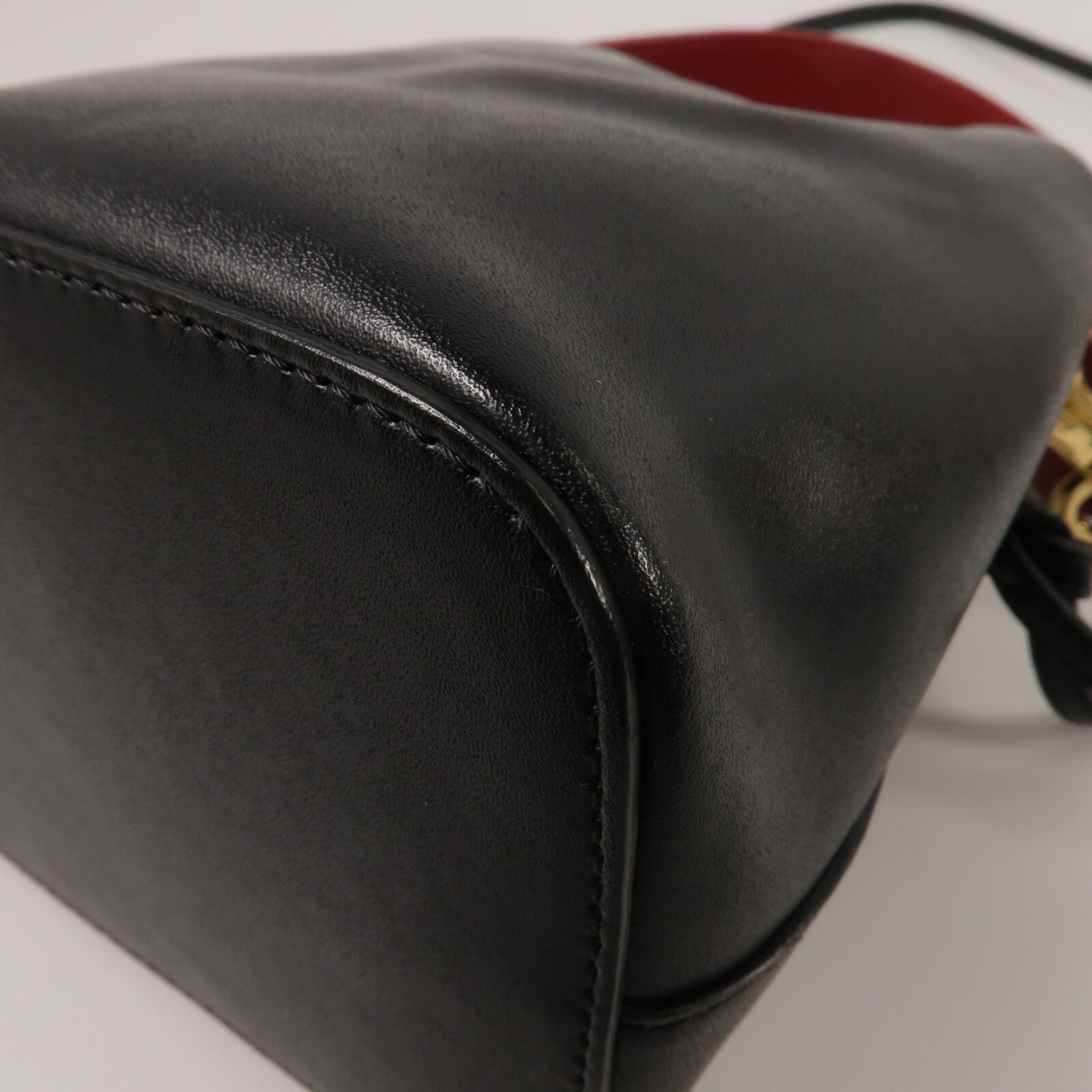 FENDI 牛皮皮革Mini Mon Tresor手挽肩背兩用袋
