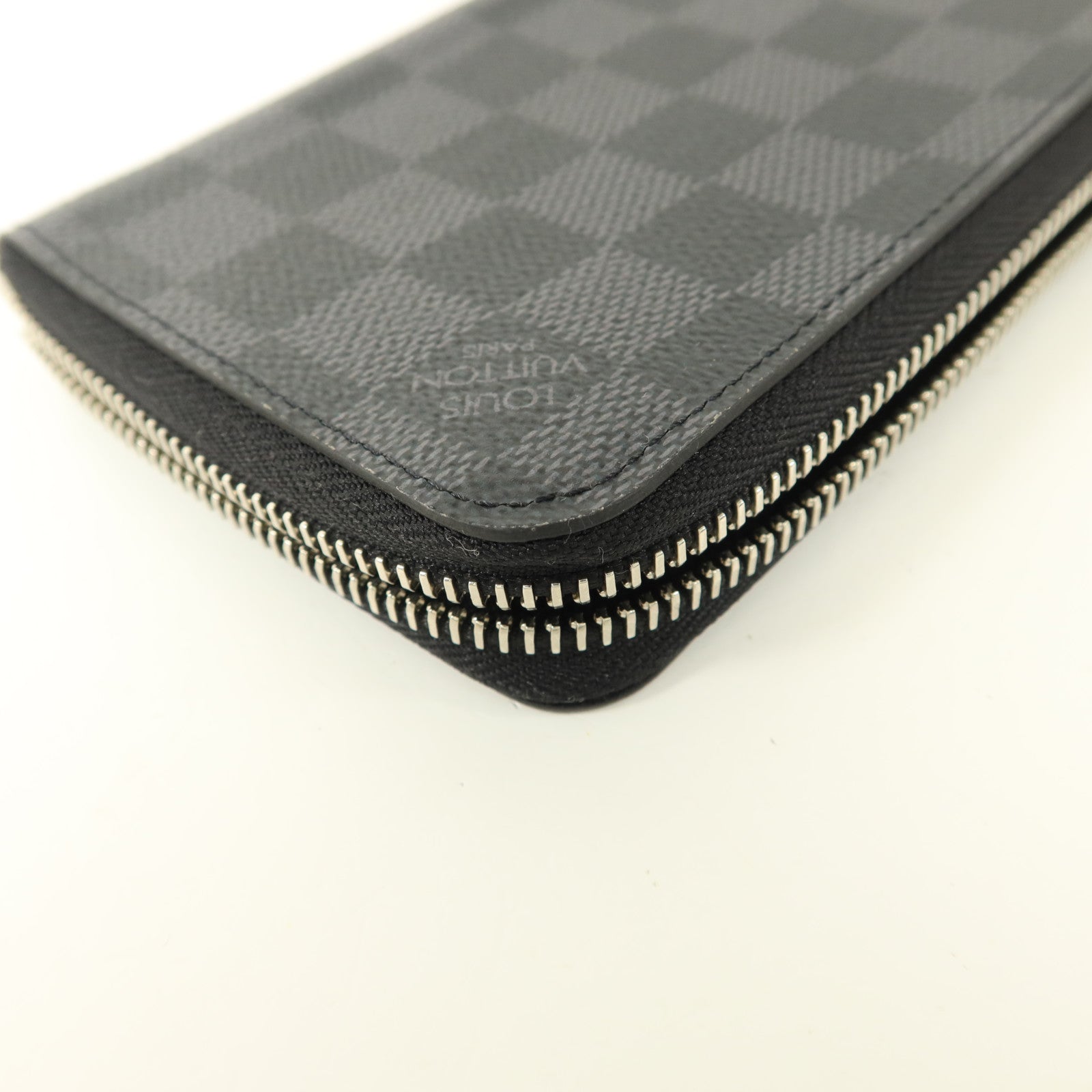 LOUIS VUITTON Damier Graphite Zippy Vertical長錢包