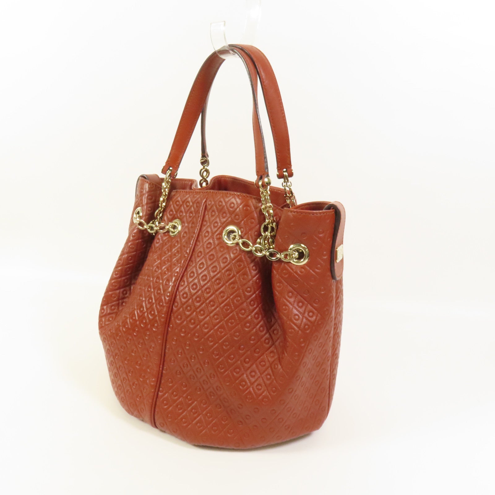 TOD'S 牛皮皮革Bucket Bag金扣手挽袋