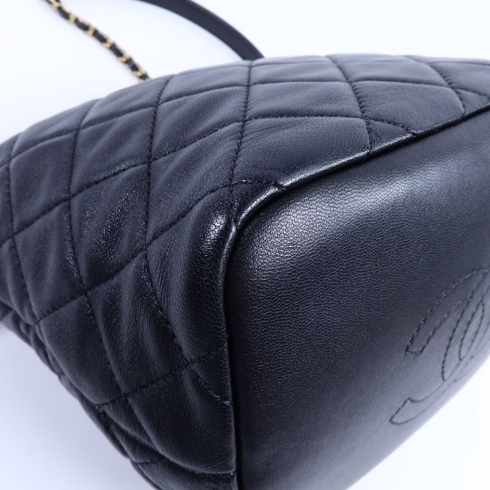 CHANEL 羊皮皮革Hobo Bag手挽肩背兩用袋