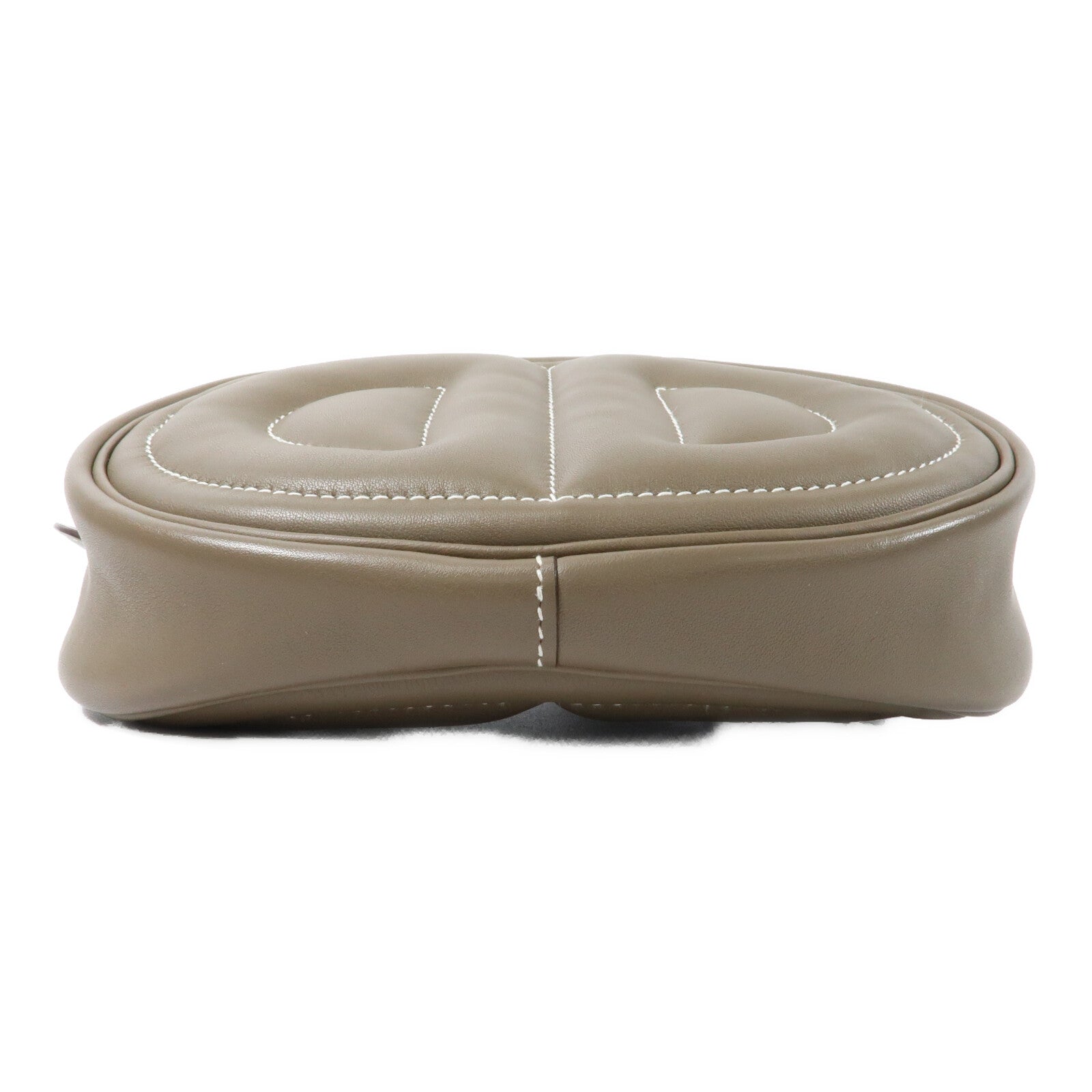 HERMES Swift皮革In The Loop Belt Bag銀扣肩背袋Etoupe