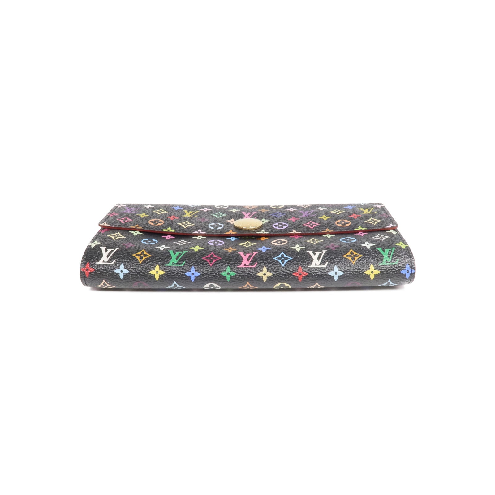 LOUIS VUITTON Monogram Multicolore Portefeuille Sarah Wallet金扣長錢包