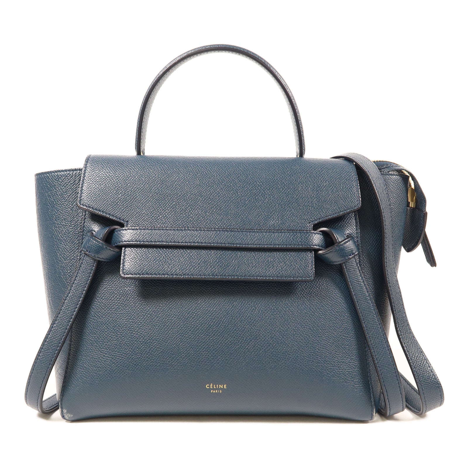 CELINE 牛皮皮革Belt Bag金扣手挽肩背兩用袋