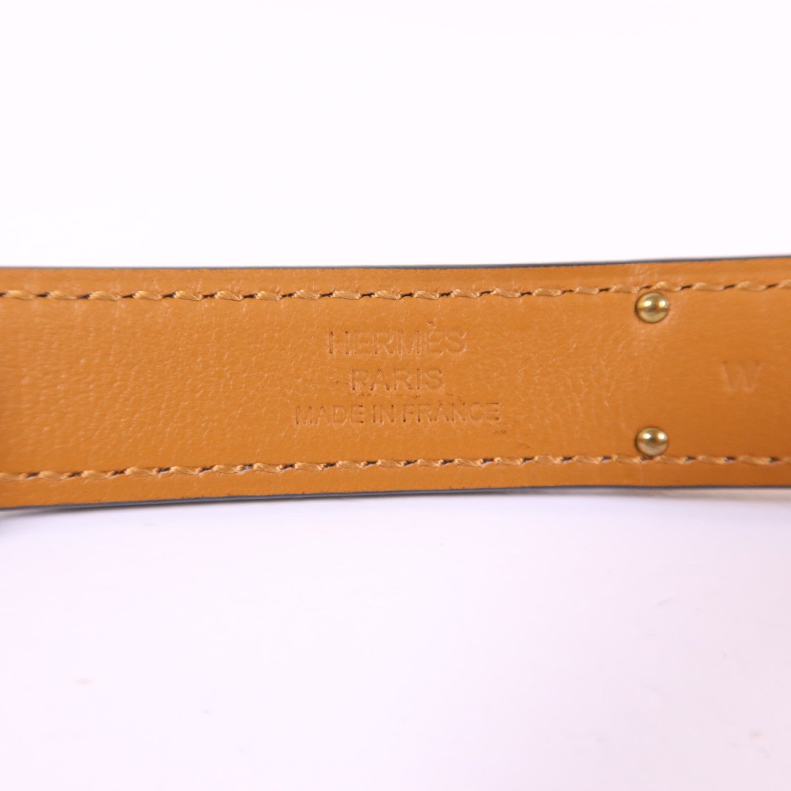 HERMES Epsom皮革Kelly 18 Belt金扣皮帶Etoupe