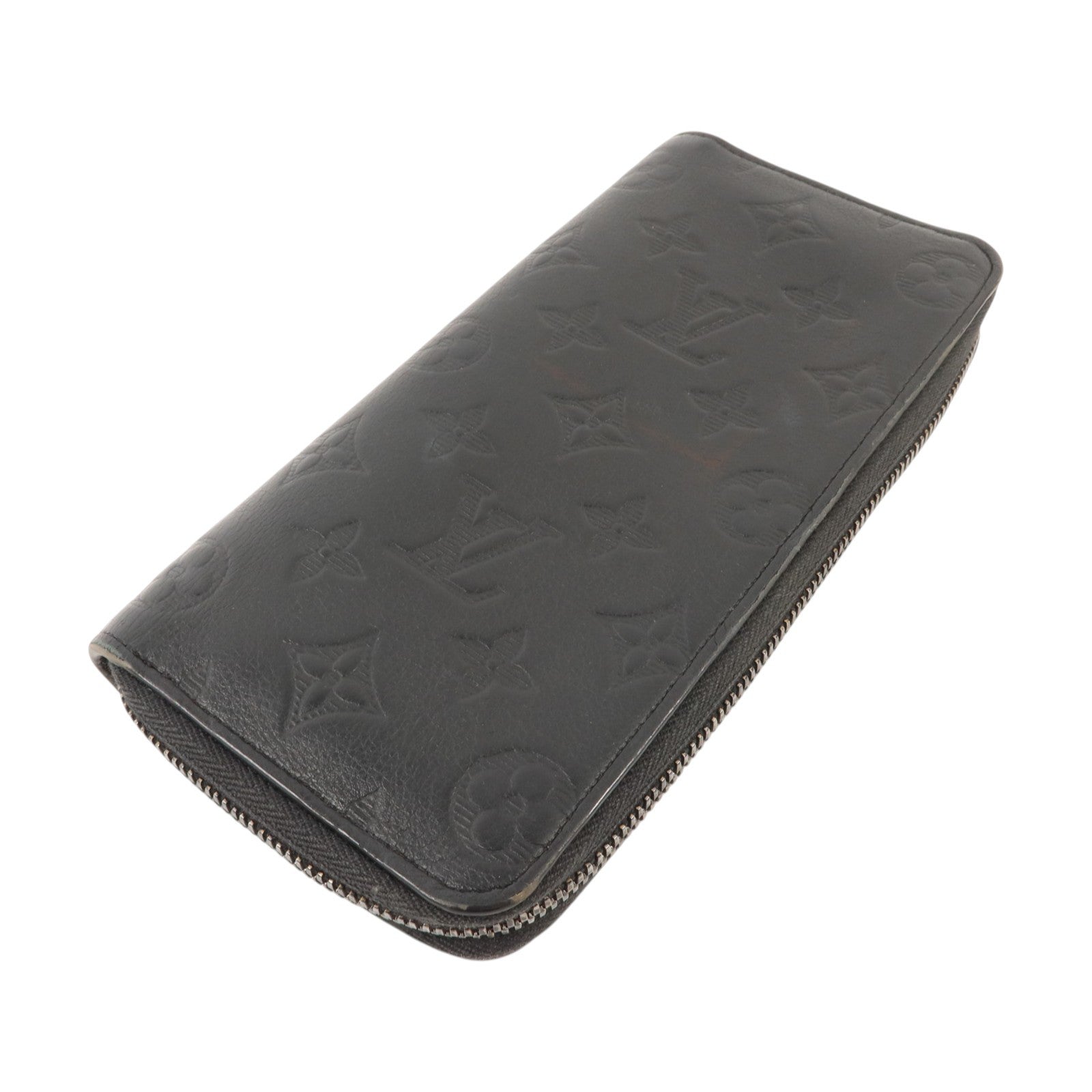 LOUIS VUITTON Monogram Shadow Zippy Wallet Vertical長錢包