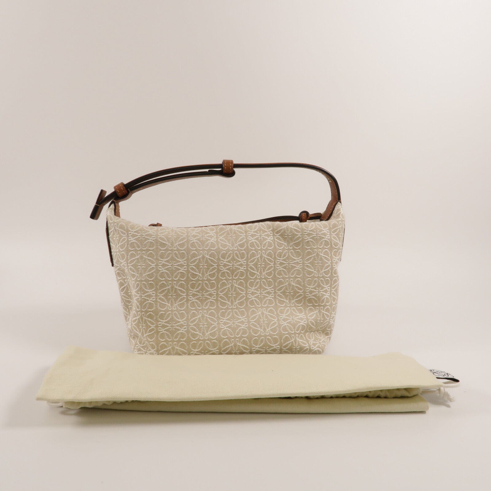 LOEWE 帆布Small Cubi手挽袋