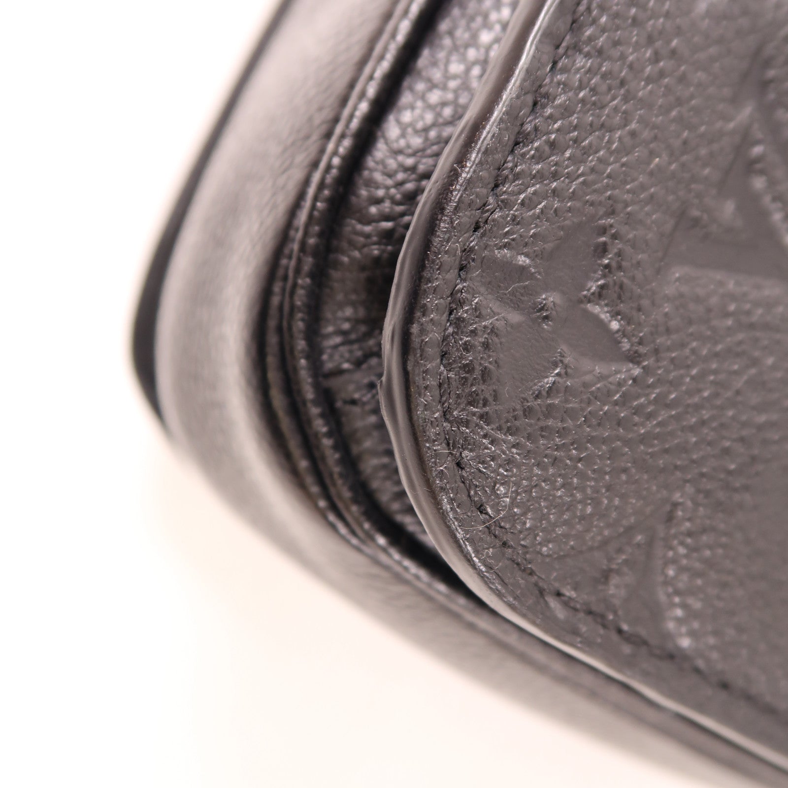 LOUIS VUITTON Monogram Empreinte Pochette Metis金扣手挽肩背兩用袋黑色