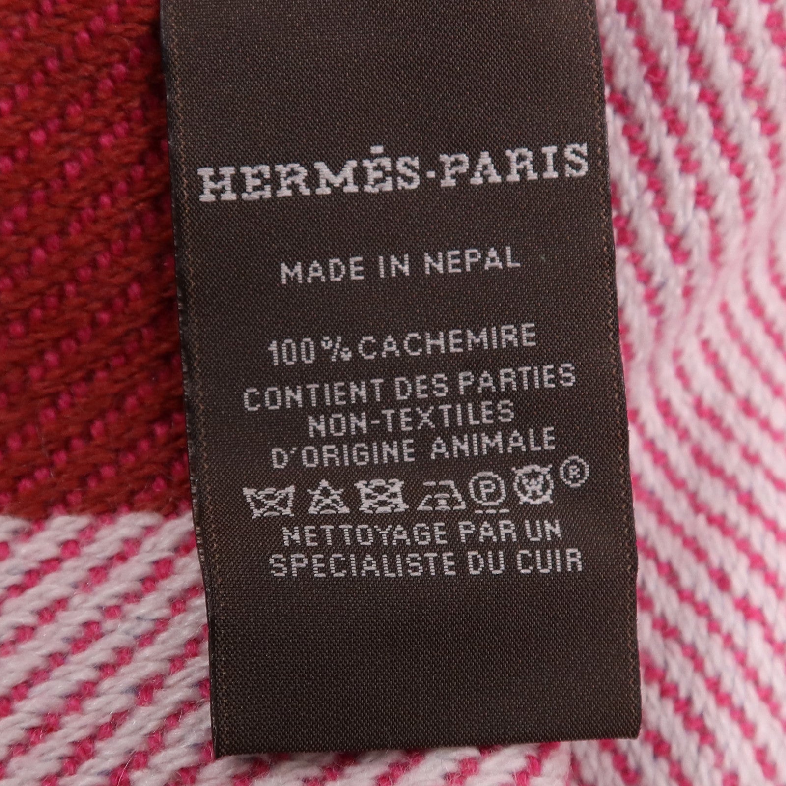 HERMES 羊絨Scarf圍巾Multicolor