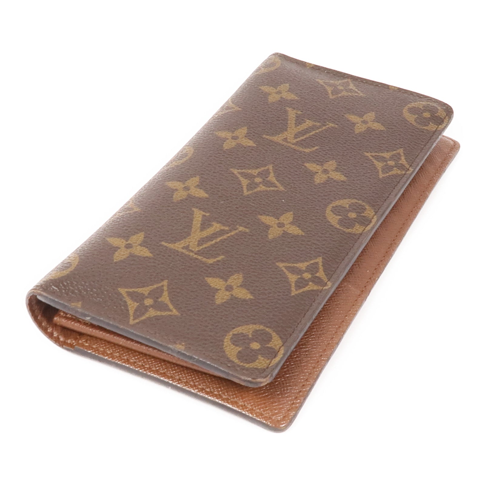 LOUIS VUITTON Monogram Brazza Wallet金扣長錢包