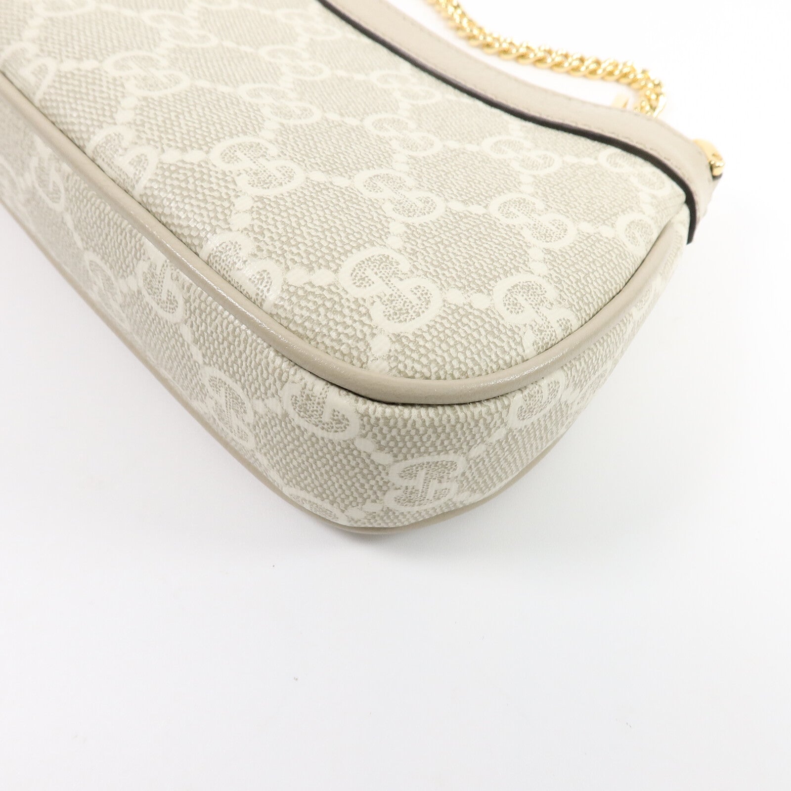 GUCCI 塗層帆布Ophidia Mini Bag鏈帶肩背袋