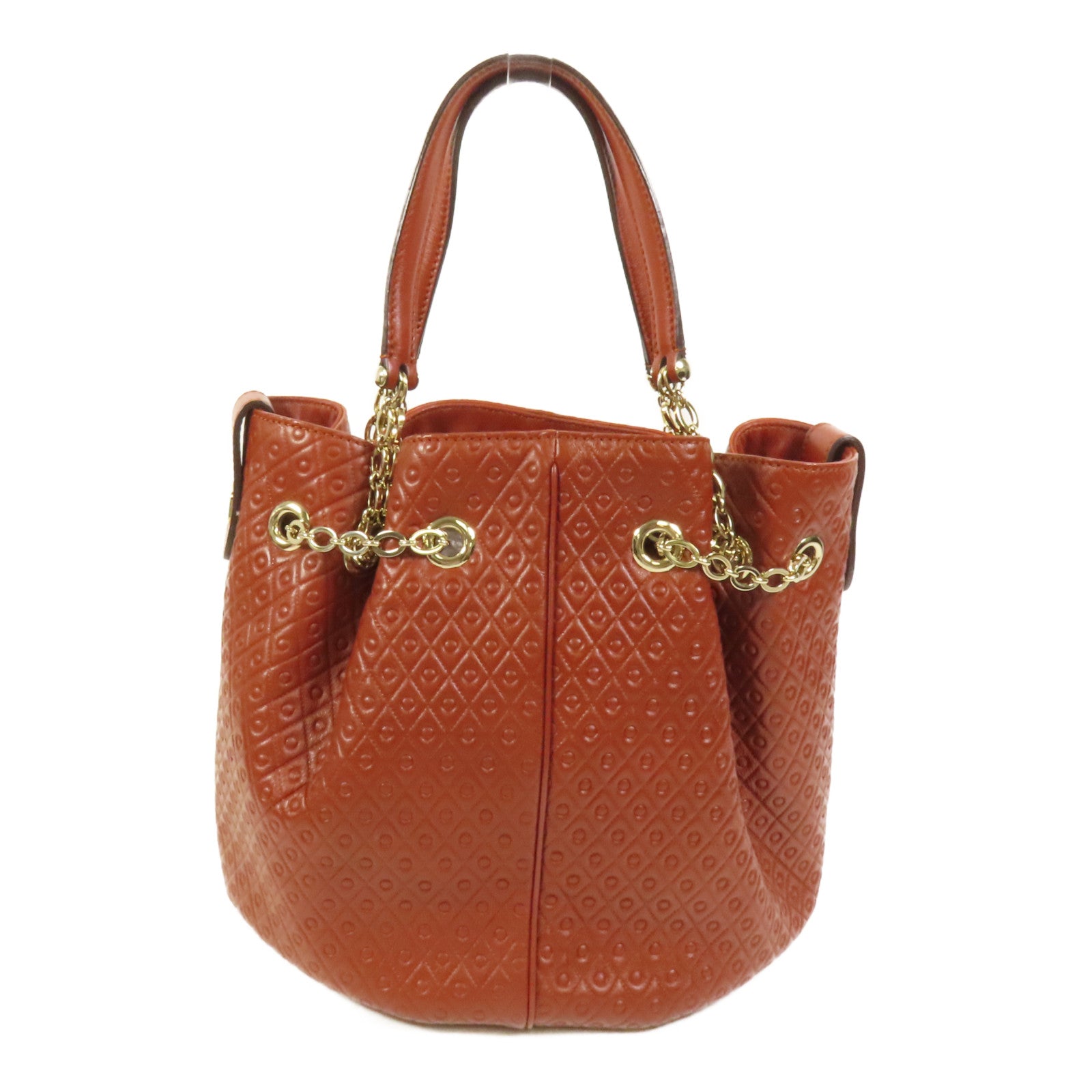 TOD'S 牛皮皮革Bucket Bag金扣手挽袋