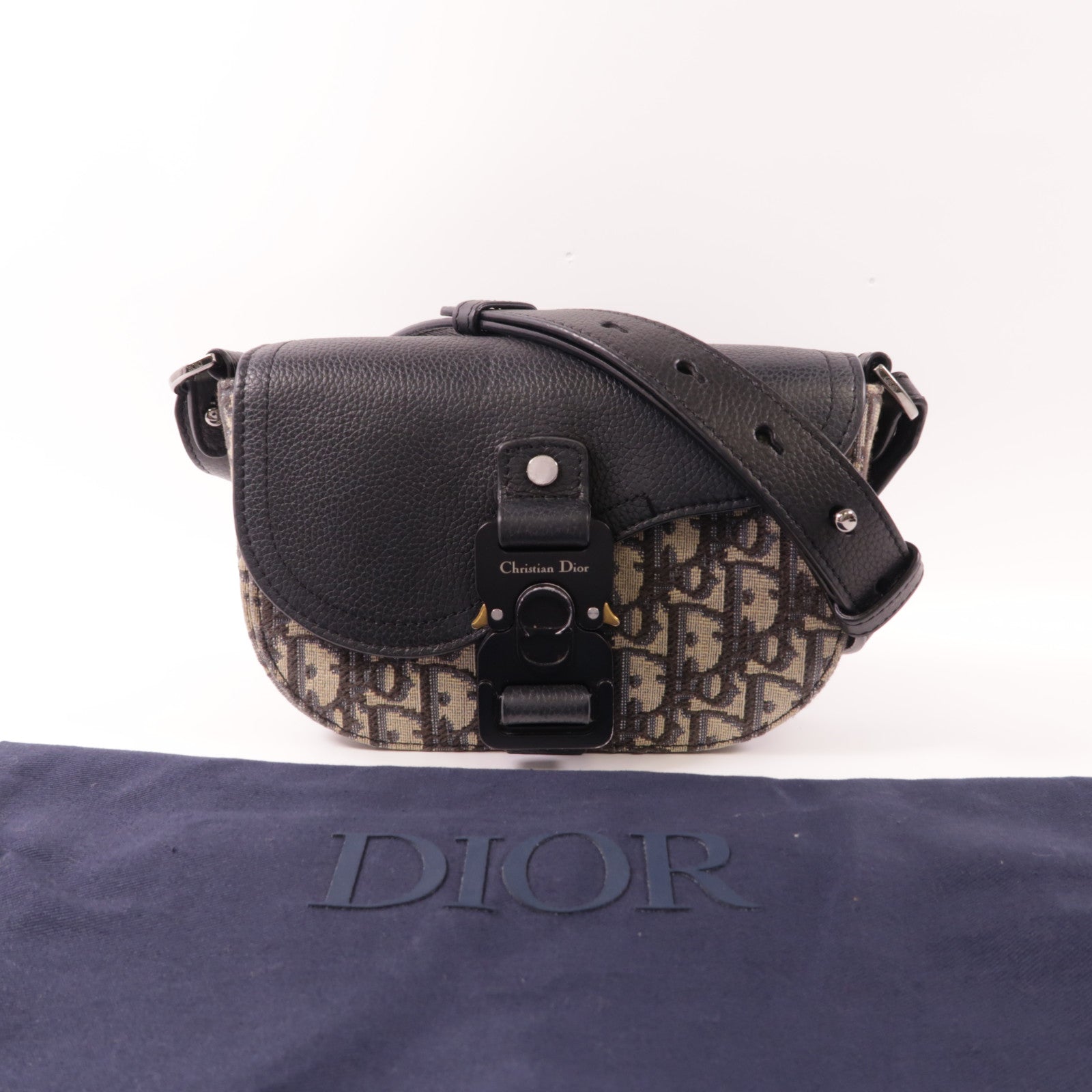 Dior 帆布Mini Saddle Messenger Bag肩背袋