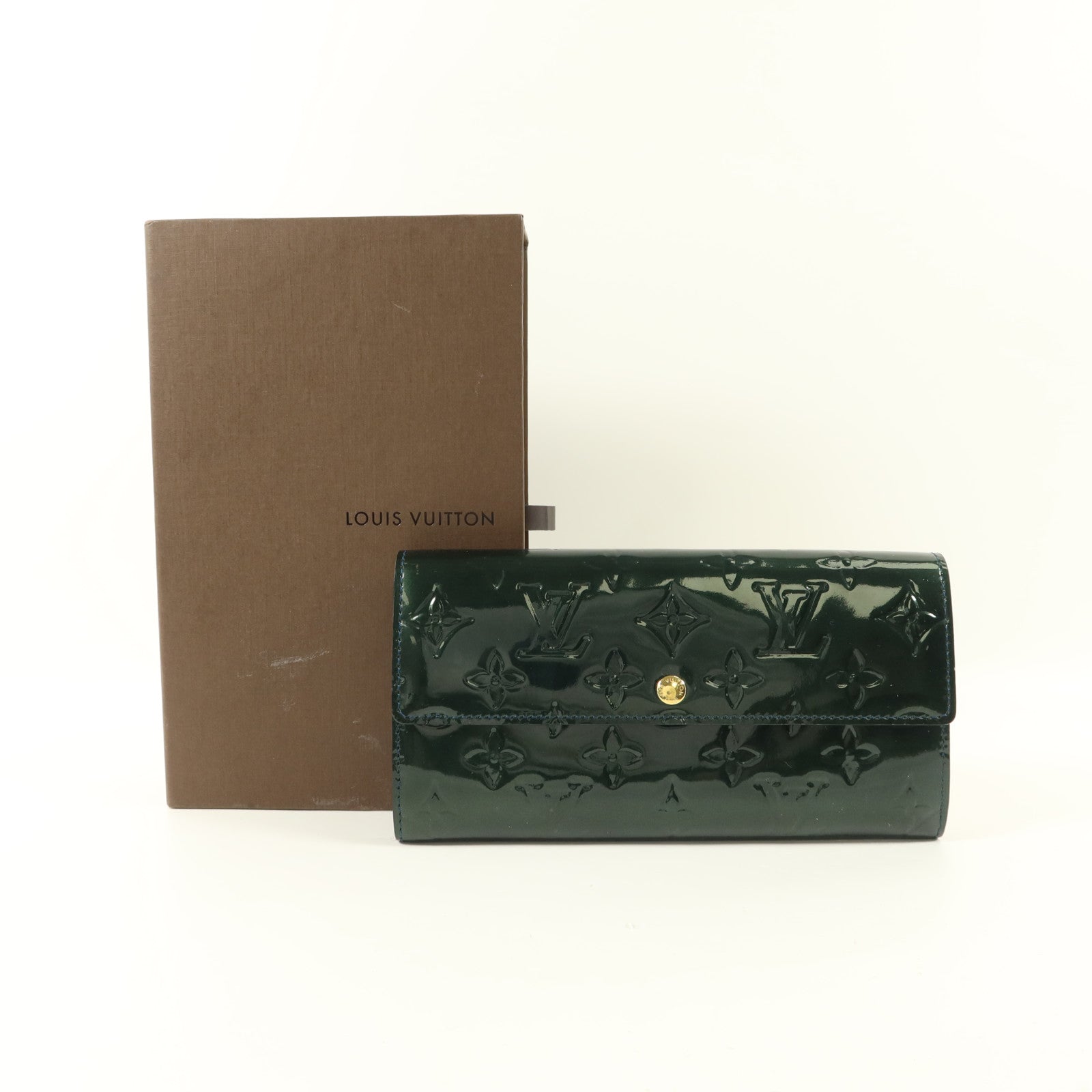 LOUIS VUITTON 【激減優惠】Monogram Vernis Sarah Wallet長錢包