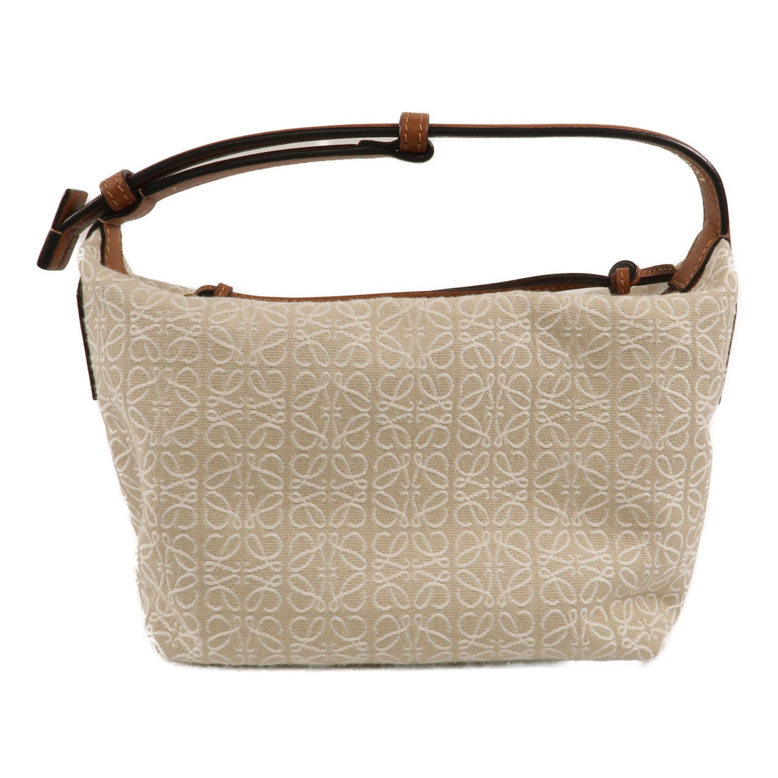 LOEWE 帆布Small Cubi手挽袋