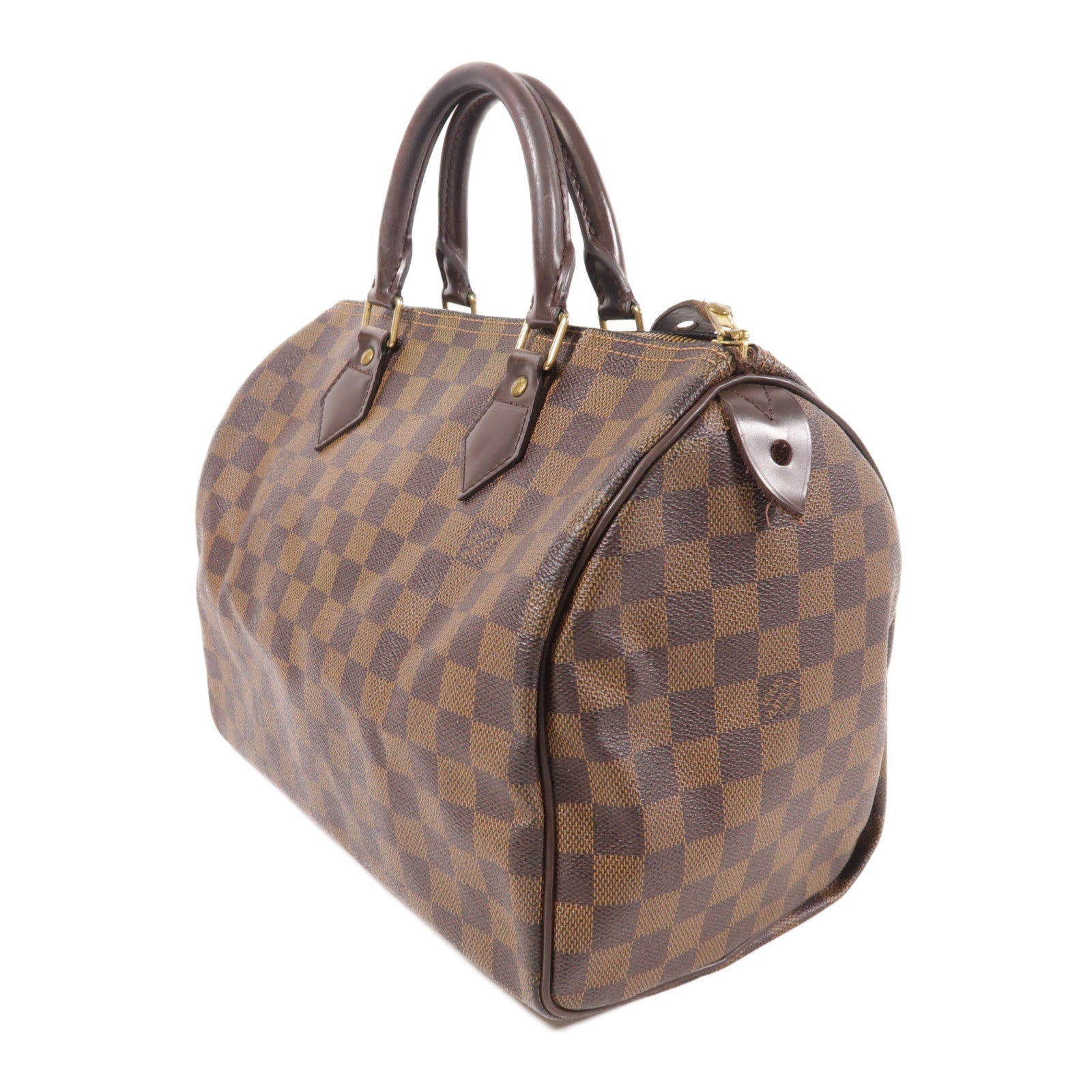 LOUIS VUITTON LV GHW Speedy 30 Handbag Damier M41531 Brown