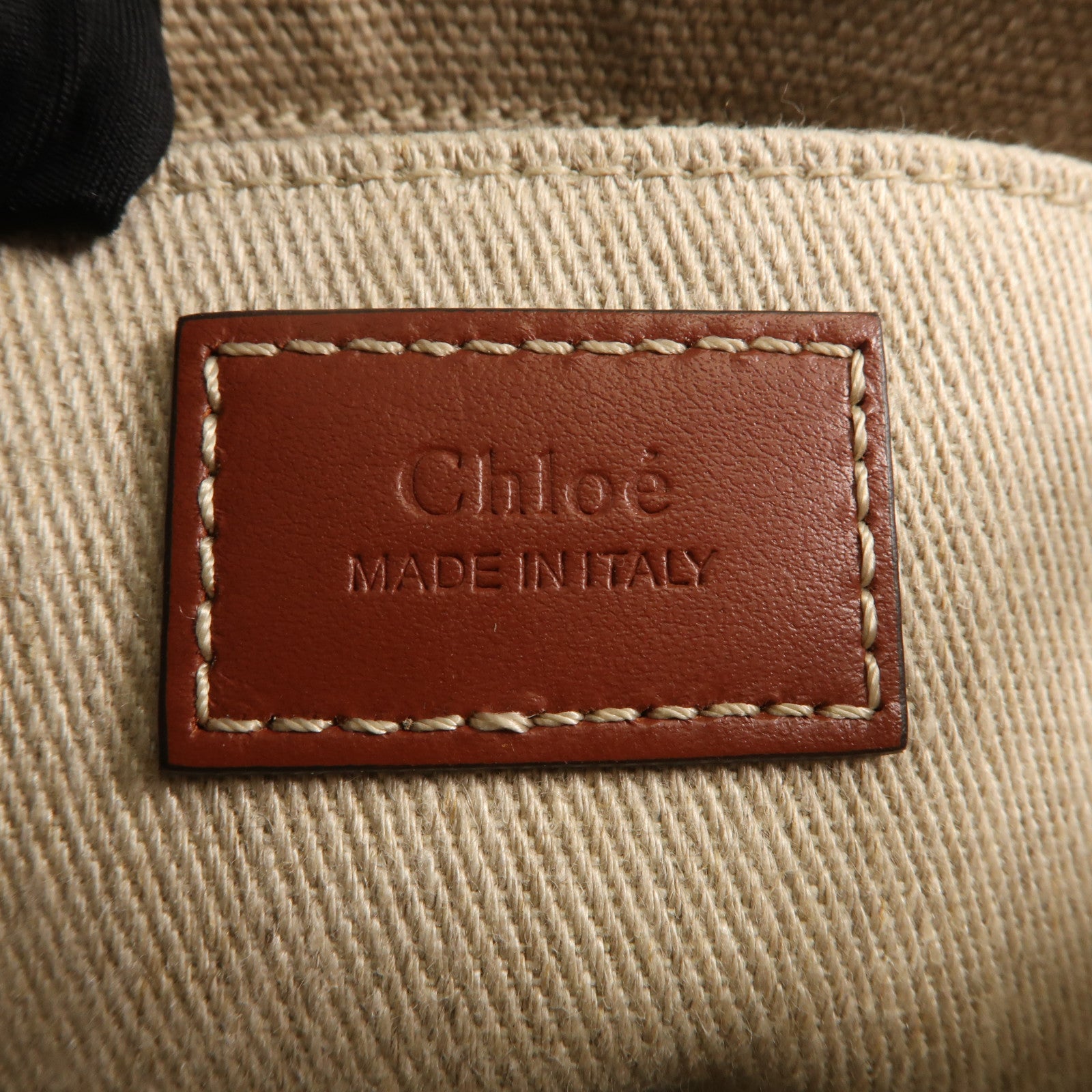 Chloe 帆布Mini Woody Tote手挽肩背兩用袋