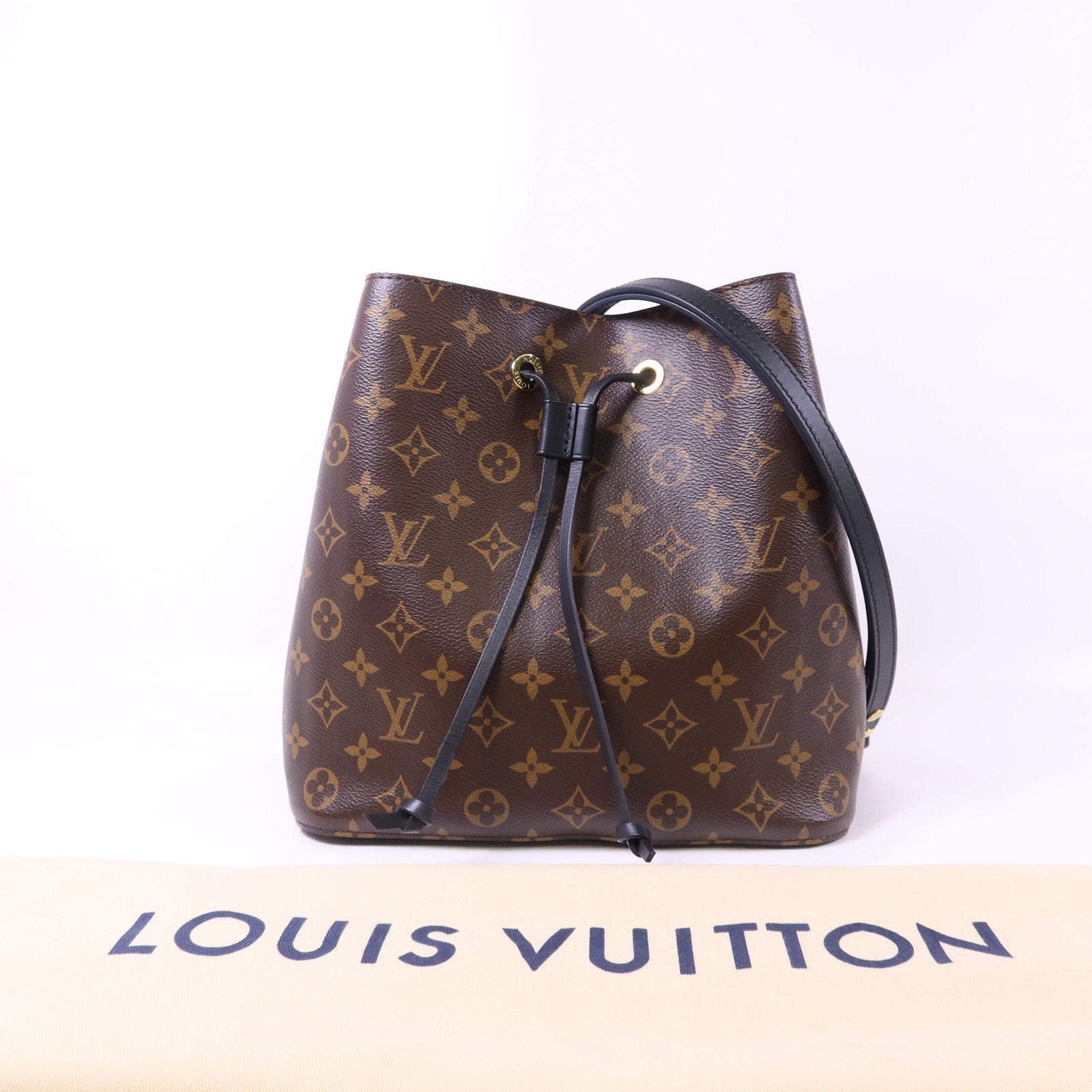 LOUIS VUITTON Monogram Neo Noe MM金扣肩背袋