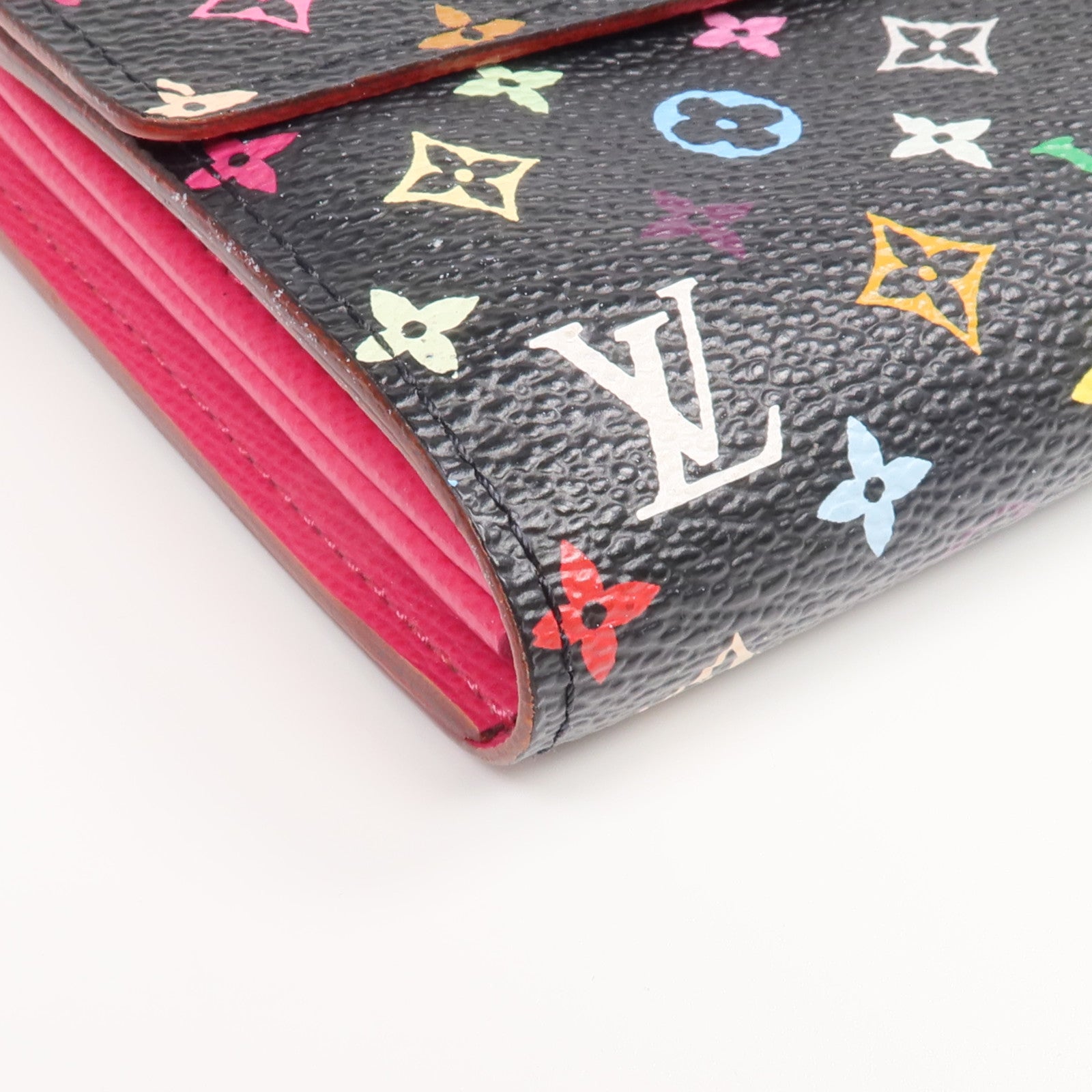LOUIS VUITTON Monogram Multicolore Portefeuille Sarah Wallet金扣長錢包