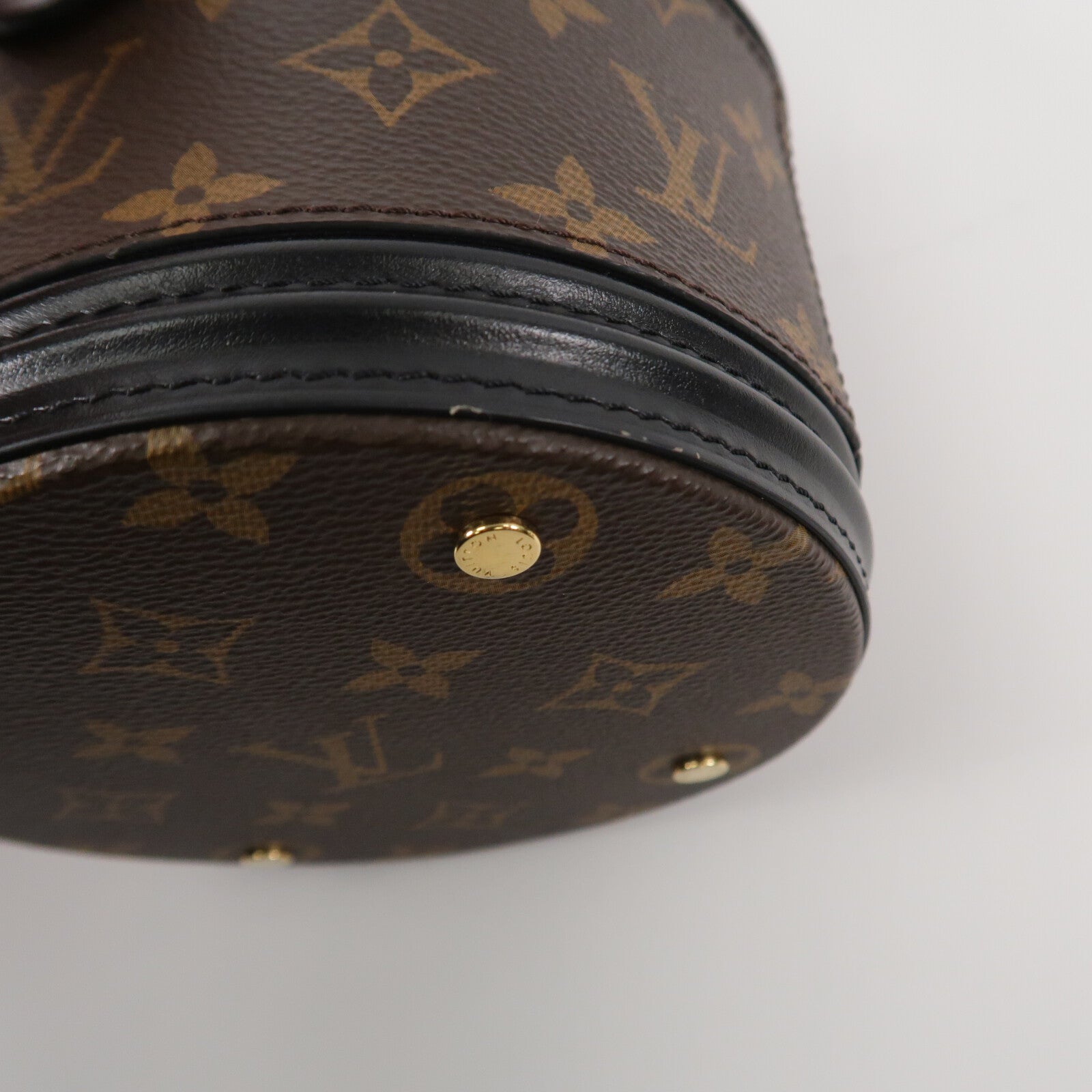 LOUIS VUITTON Monogram/牛皮皮革Canoe手挽肩背兩用袋