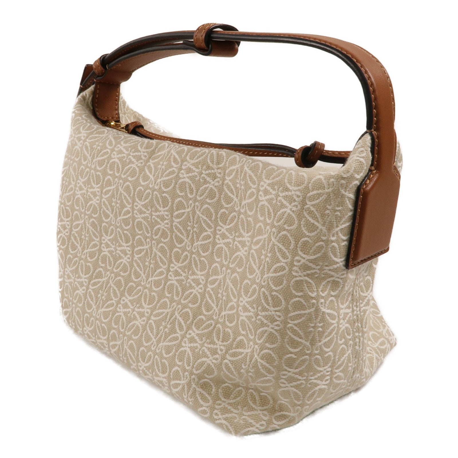 LOEWE 帆布Small Cubi手挽袋