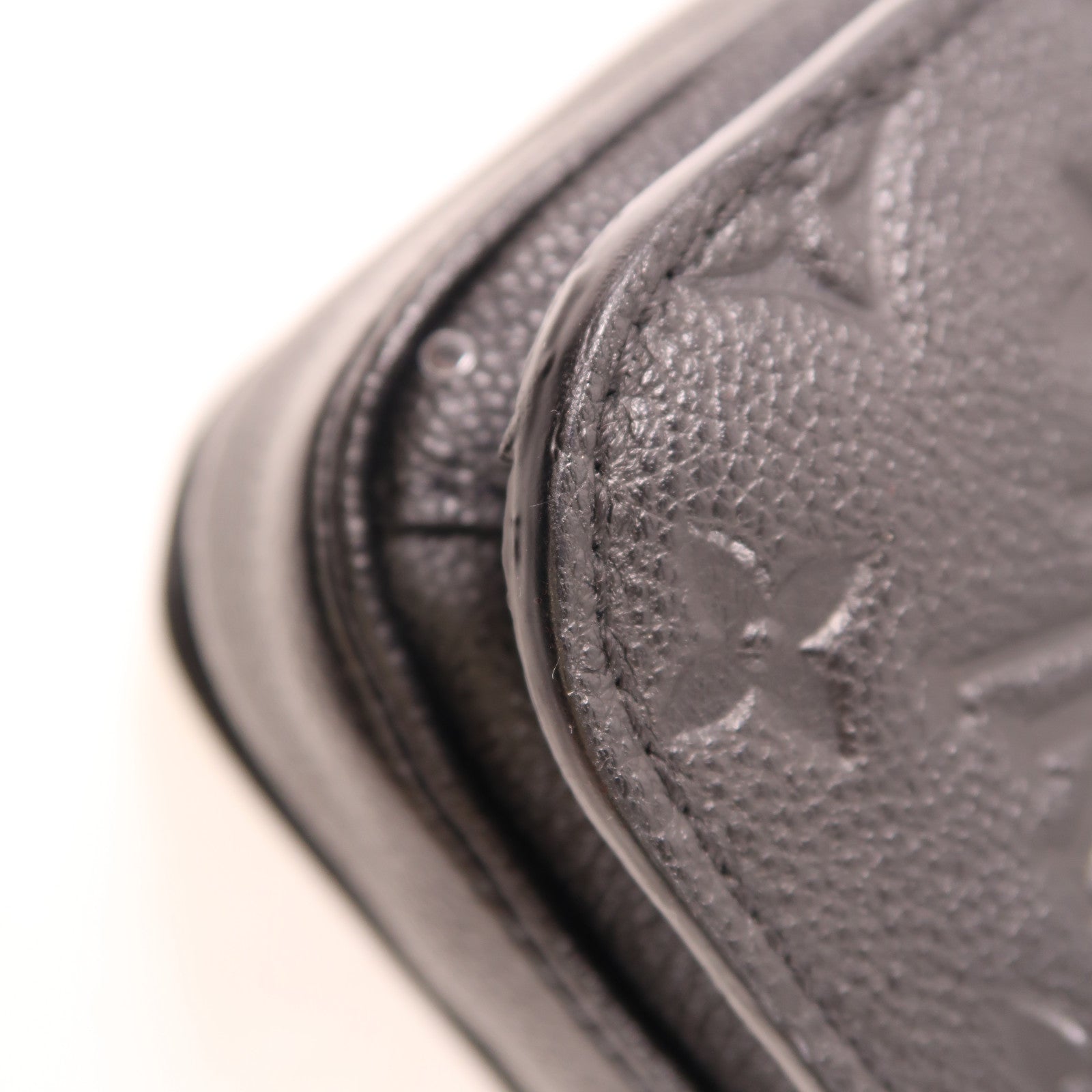 LOUIS VUITTON Monogram Empreinte Pochette Metis金扣手挽肩背兩用袋黑色