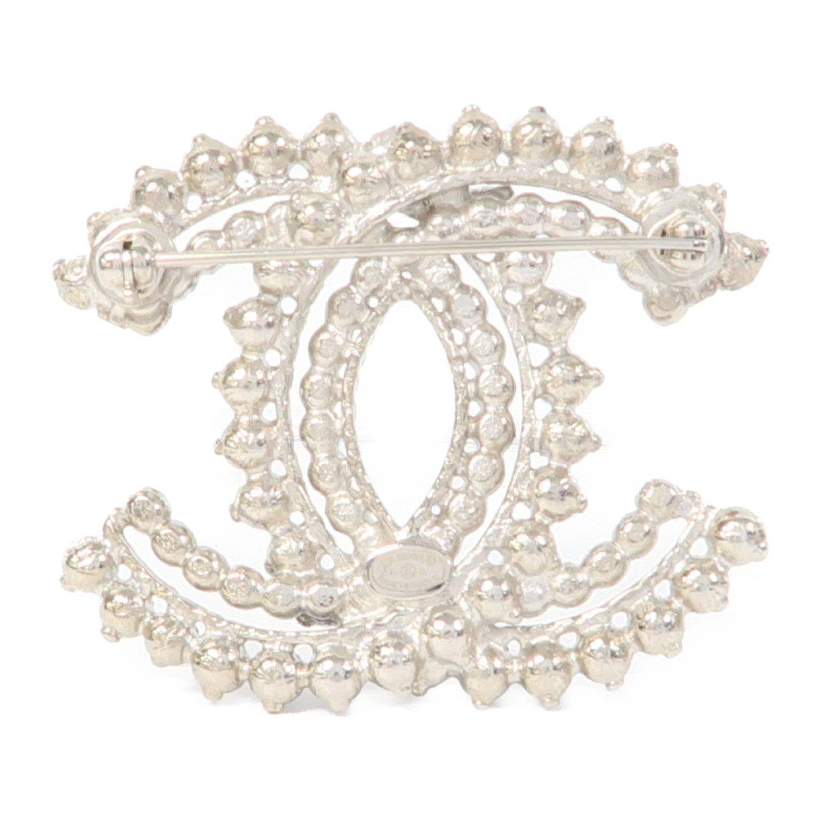CHANEL 金屬Brooch胸針藍色/黑色