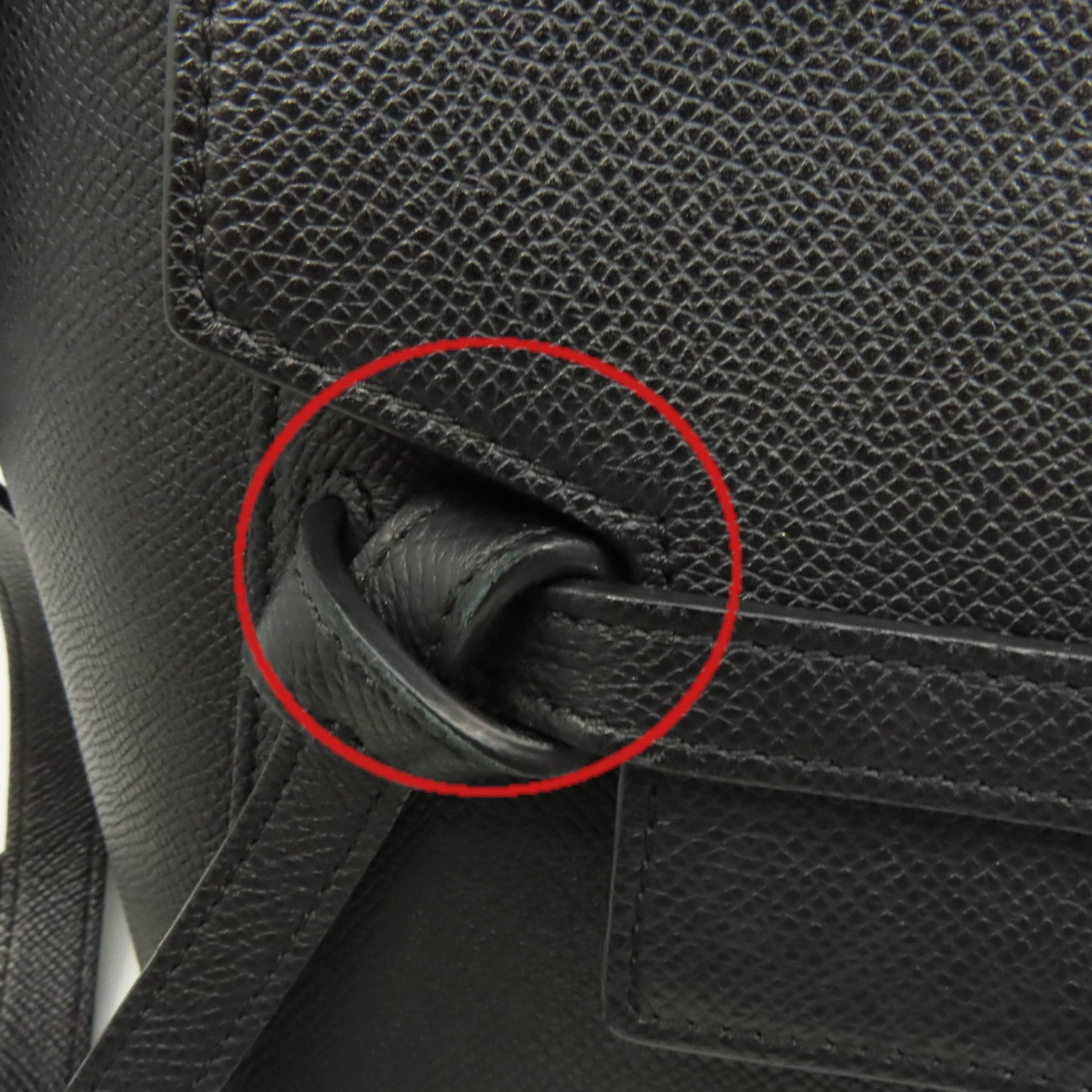 CELINE 牛皮皮革Belt Bag金扣手挽肩背兩用袋黑色