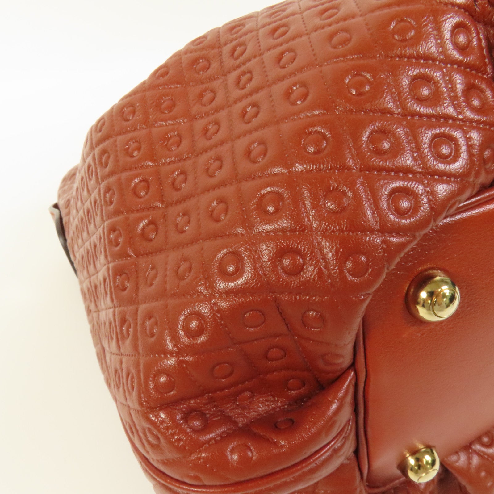 TOD'S 牛皮皮革Bucket Bag金扣手挽袋