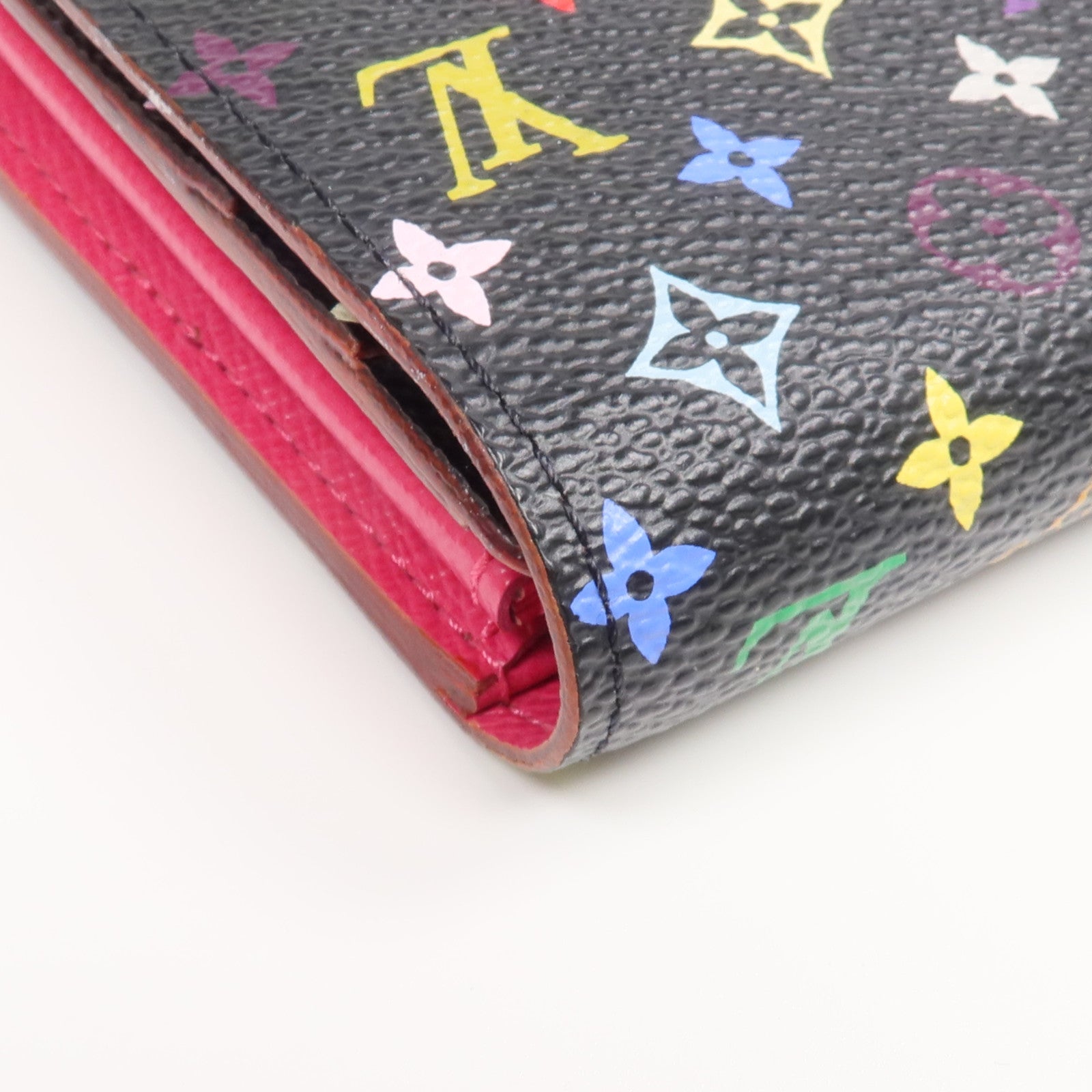 LOUIS VUITTON Monogram Multicolore Portefeuille Sarah Wallet金扣長錢包