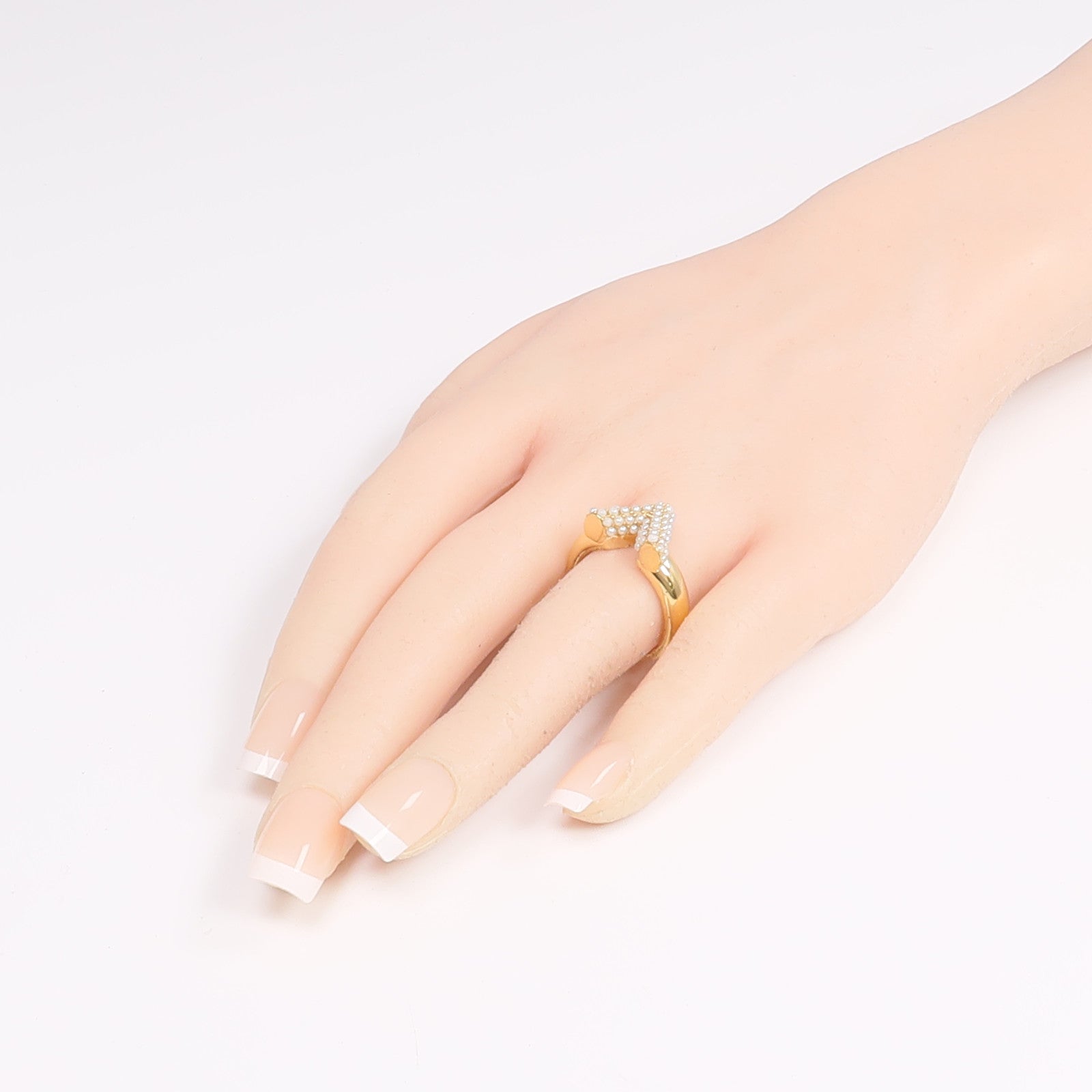 LOUIS VUITTON 金屬Ring戒指US#7.5