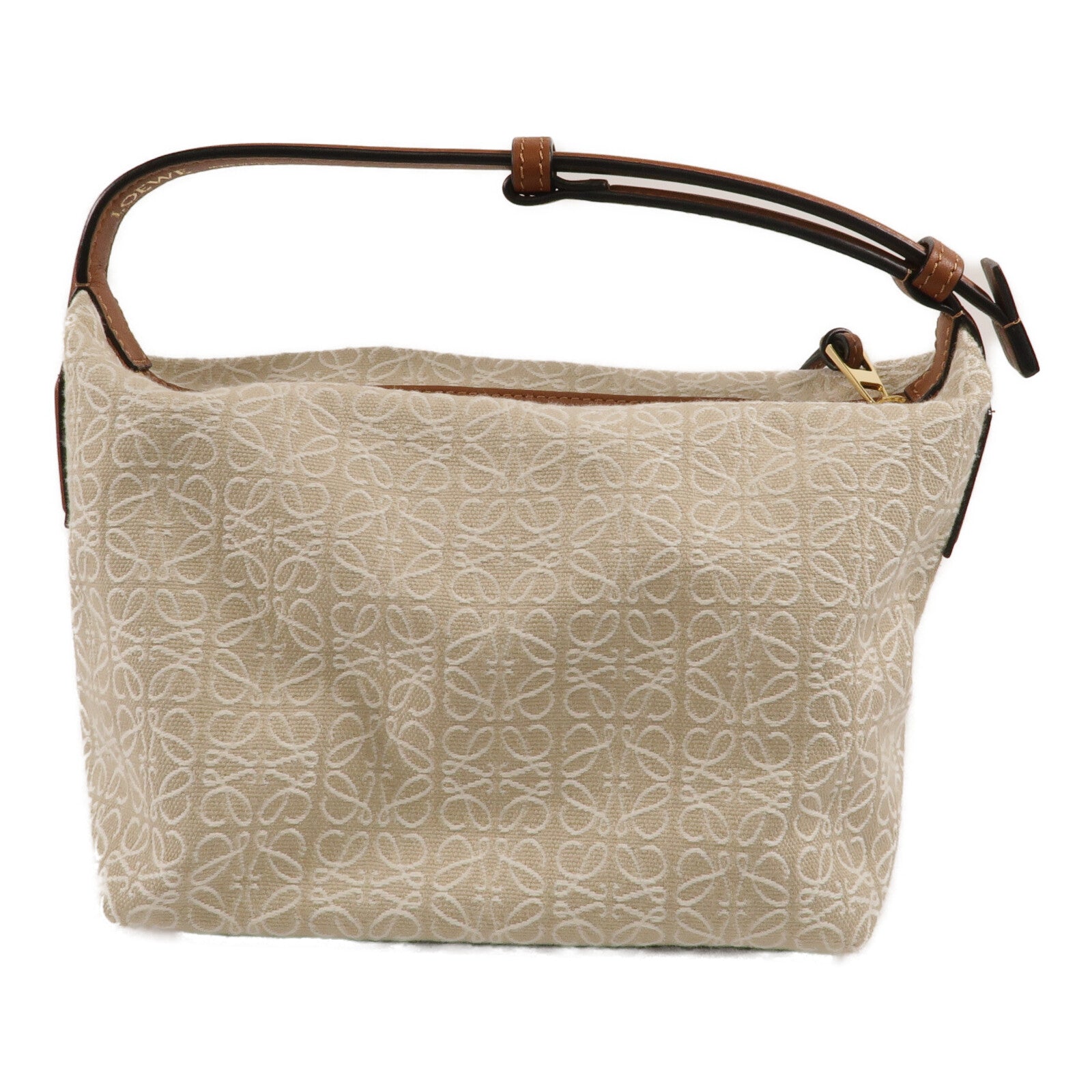 LOEWE 帆布Small Cubi手挽袋