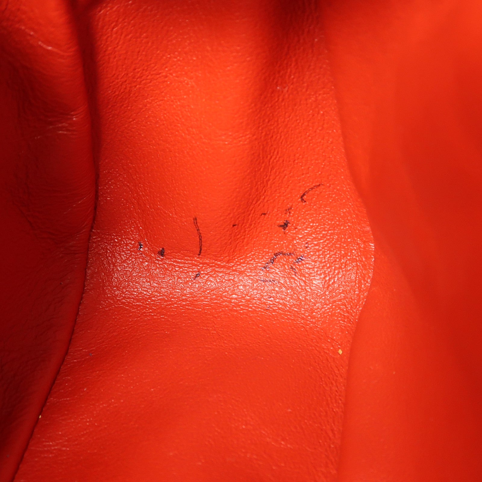 CHANEL CC SHW Chain Shoulder Bag Lambskin Leather Red