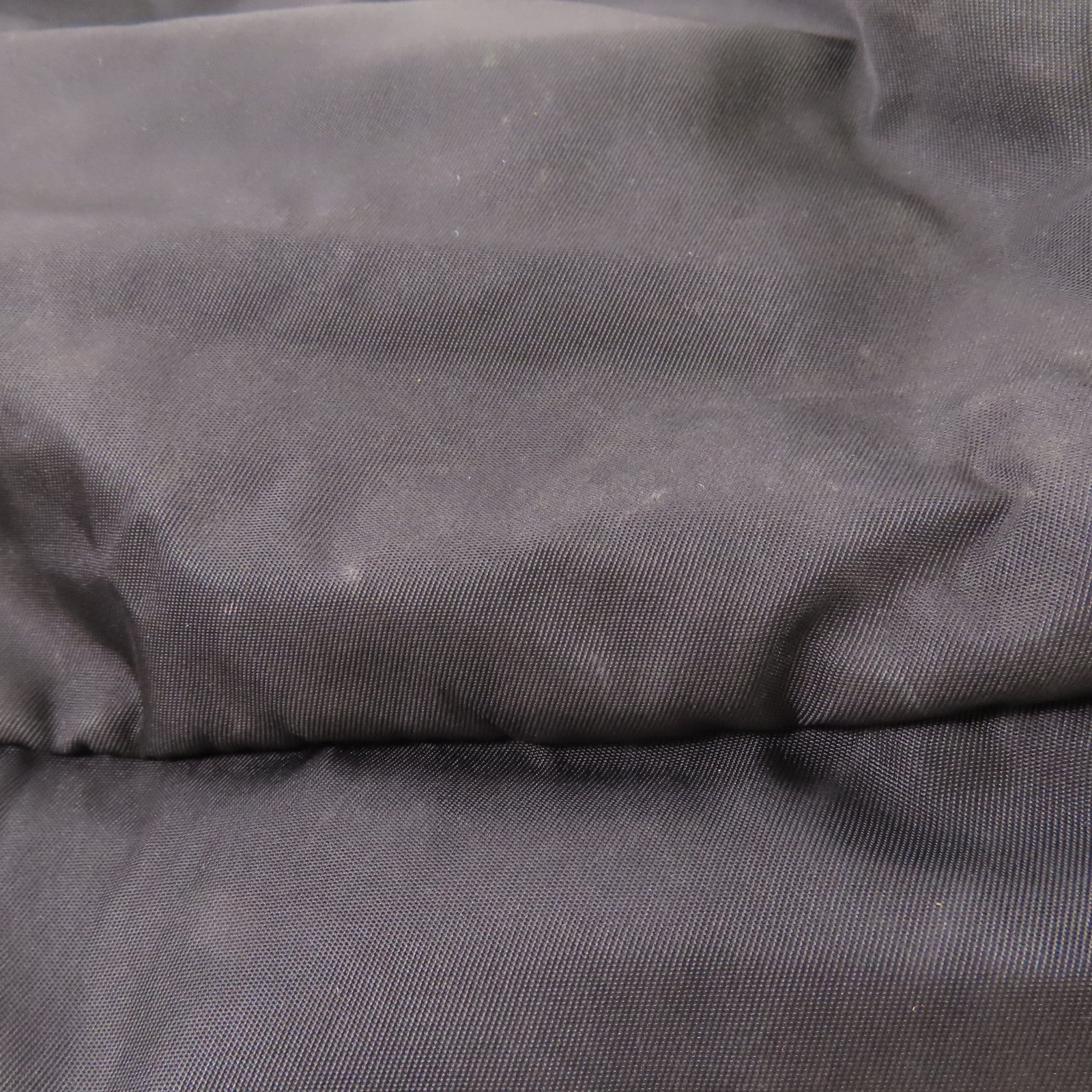 PRADA GHW 2 Way Shoulder Bag BN1791 Nylon/Lambskin Leather Black