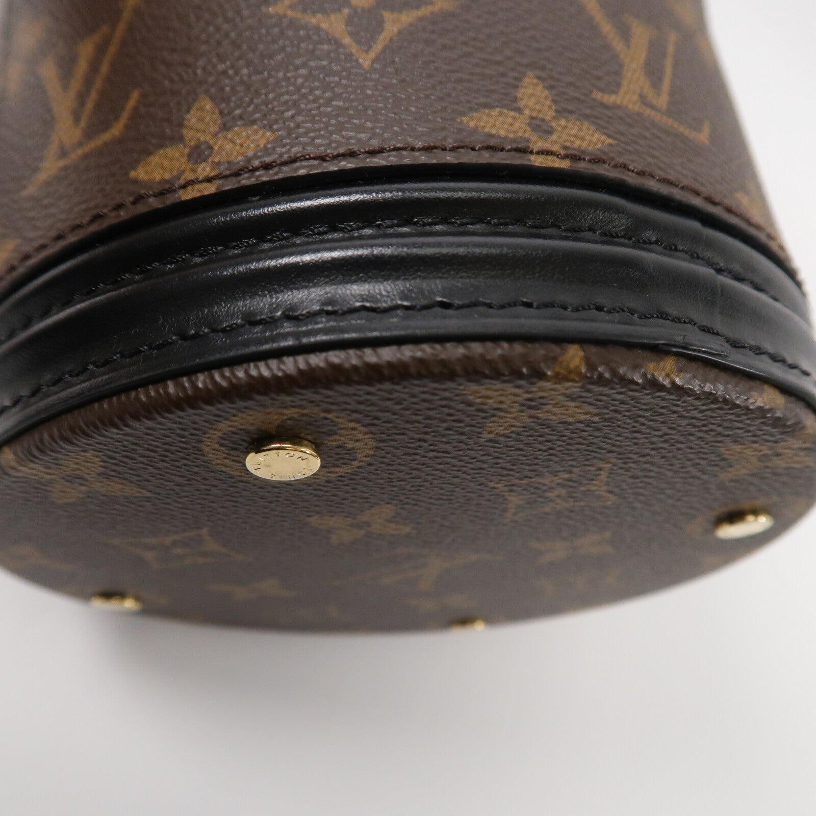 LOUIS VUITTON Monogram/牛皮皮革Canoe手挽肩背兩用袋