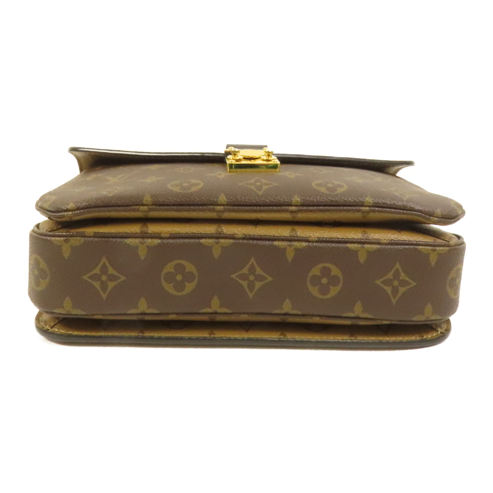 LOUIS VUITTON Monogram Reverse Pochette Metis金扣手挽肩背兩用袋