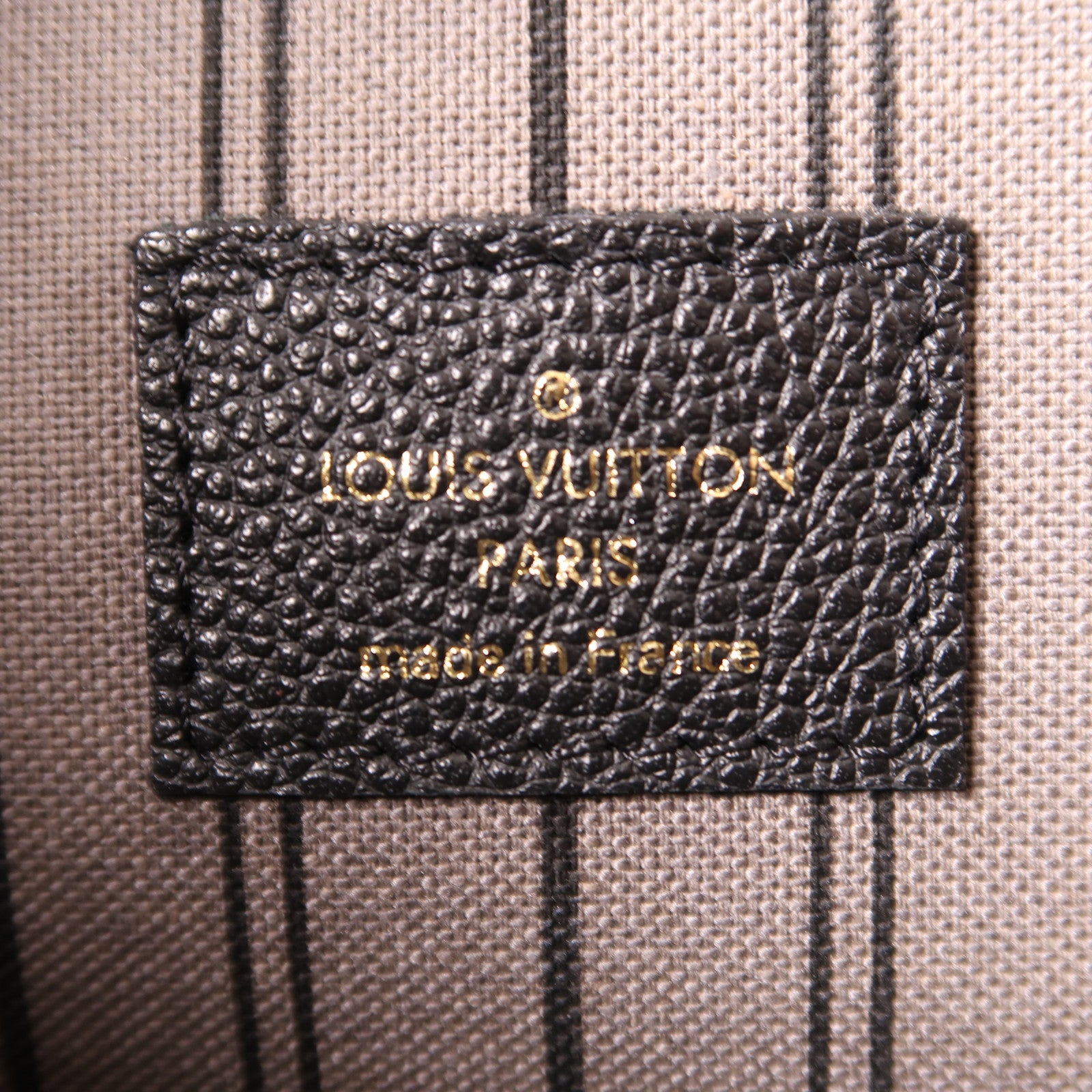 LOUIS VUITTON Monogram Empreinte Pochette Metis金扣手挽肩背兩用袋黑色