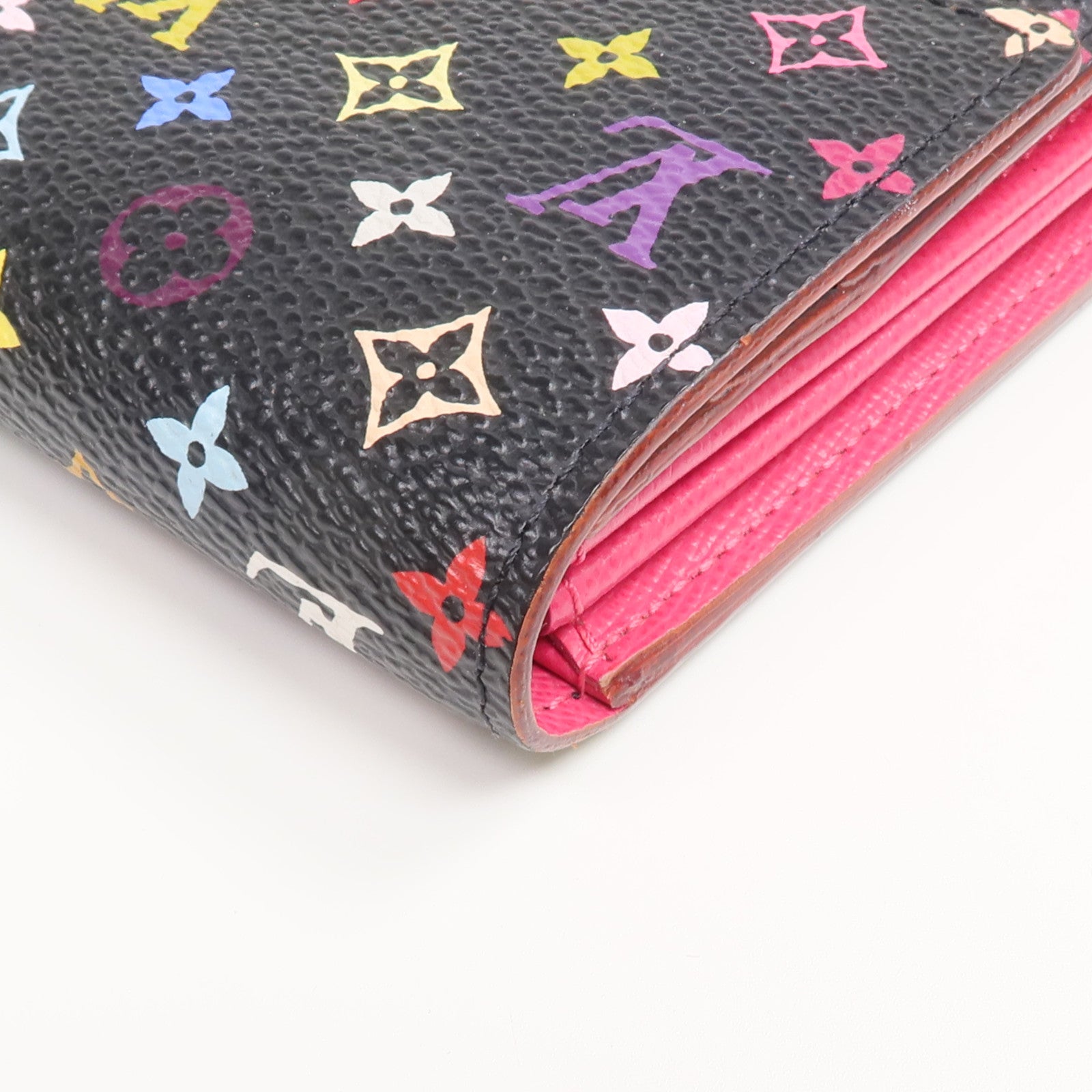 LOUIS VUITTON Monogram Multicolore Portefeuille Sarah Wallet金扣長錢包