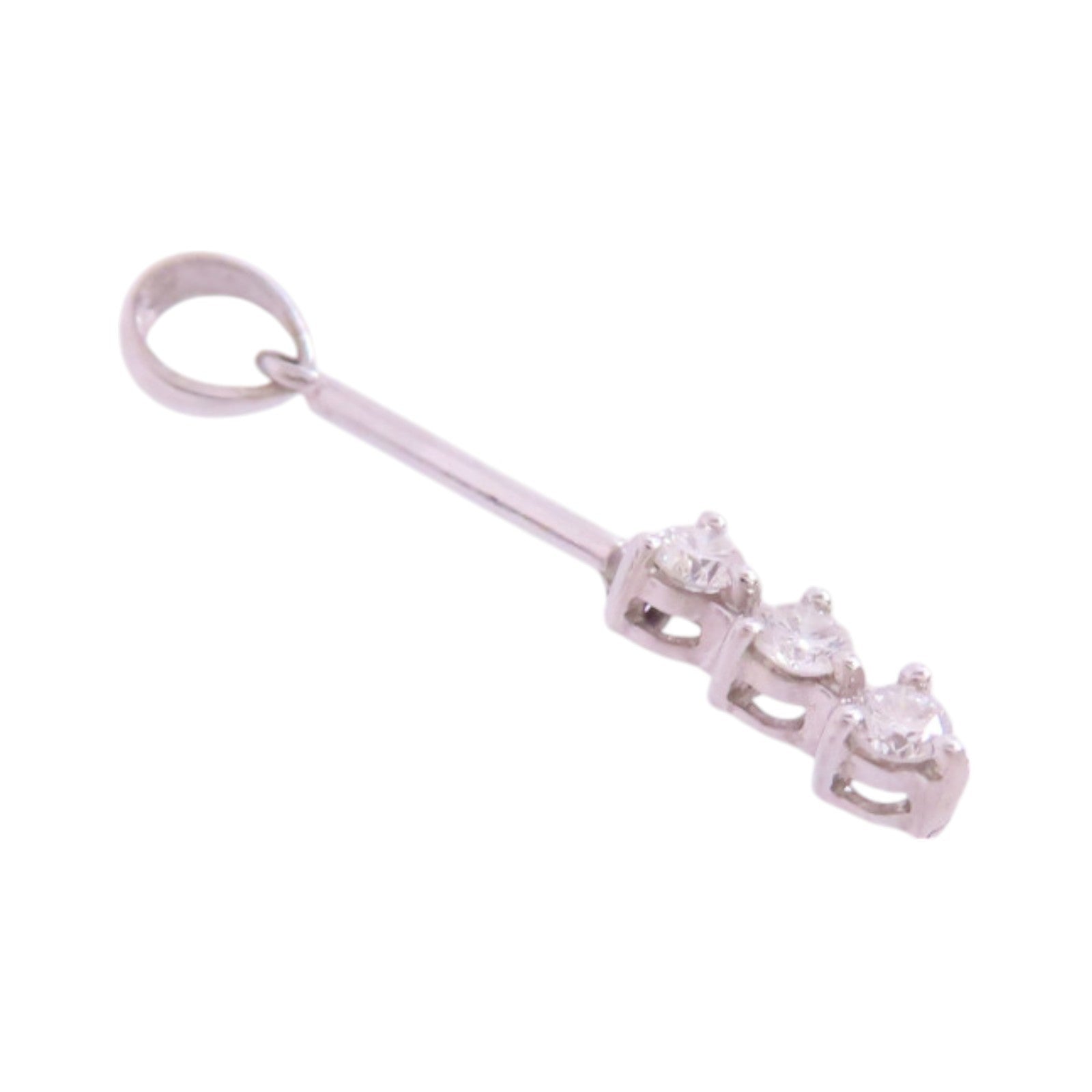 JEWELRY 18K白金/鑽石Diamond Pendant Top吊墜頭扣