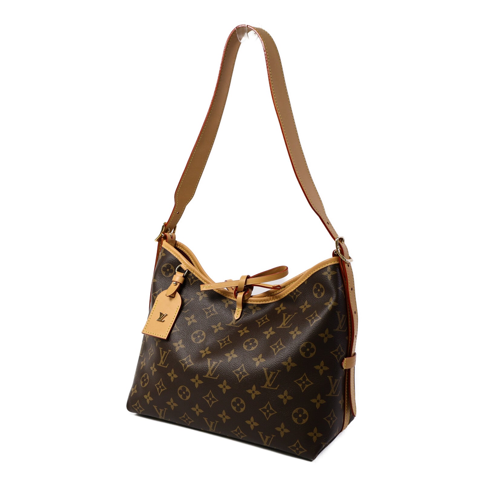 LOUIS VUITTON Monogram CarryAll PM金扣肩背袋