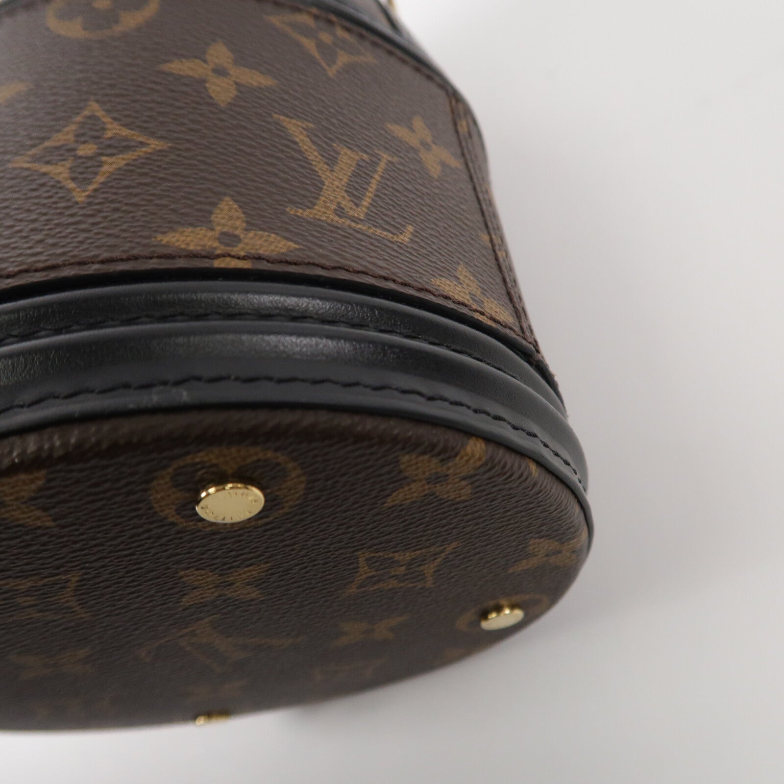 LOUIS VUITTON Monogram/牛皮皮革Canoe手挽肩背兩用袋