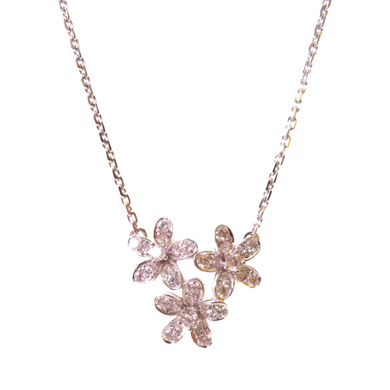 Van Cleef & Arpels 18K白金/鑽石Diamond Necklace項鍊