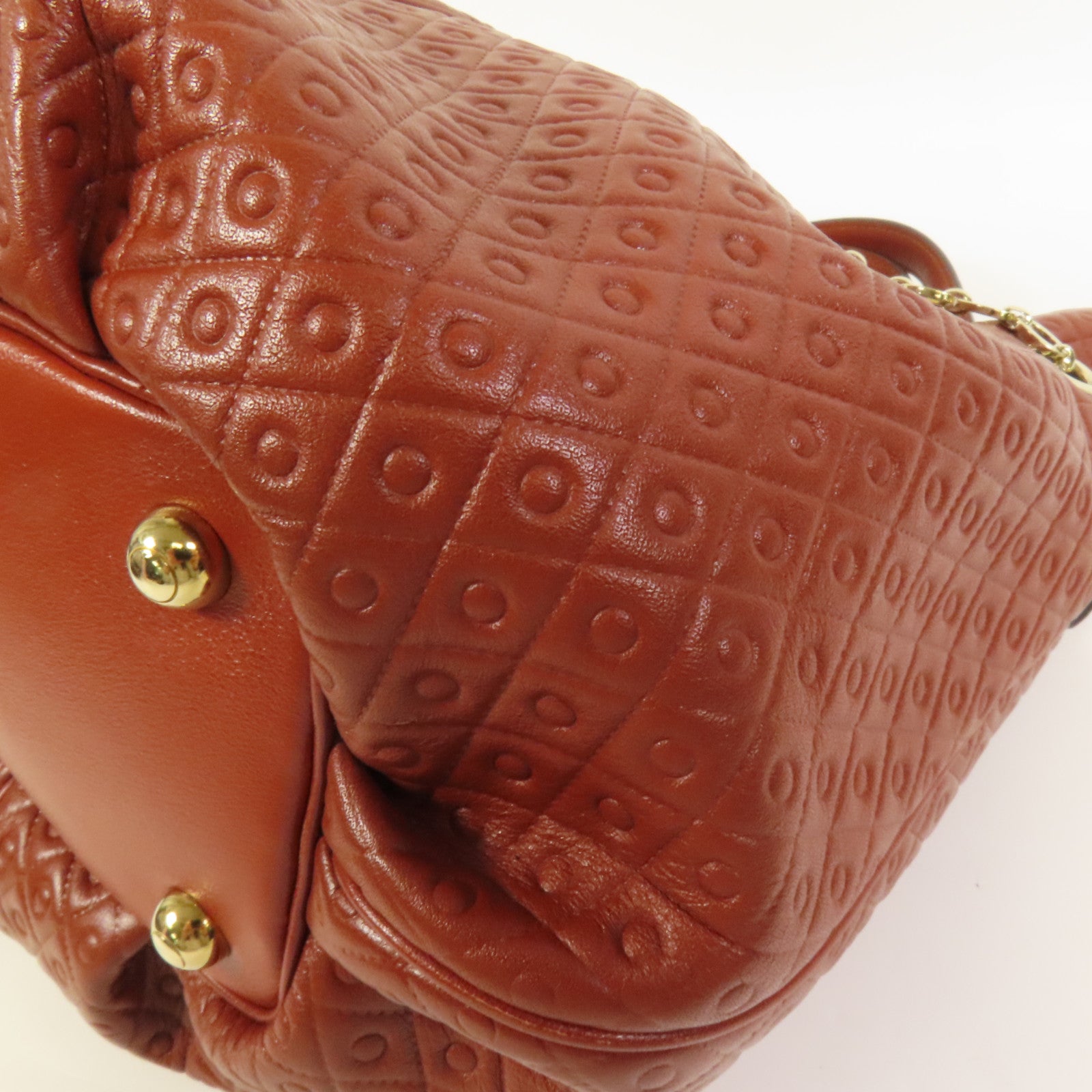 TOD'S 牛皮皮革Bucket Bag金扣手挽袋