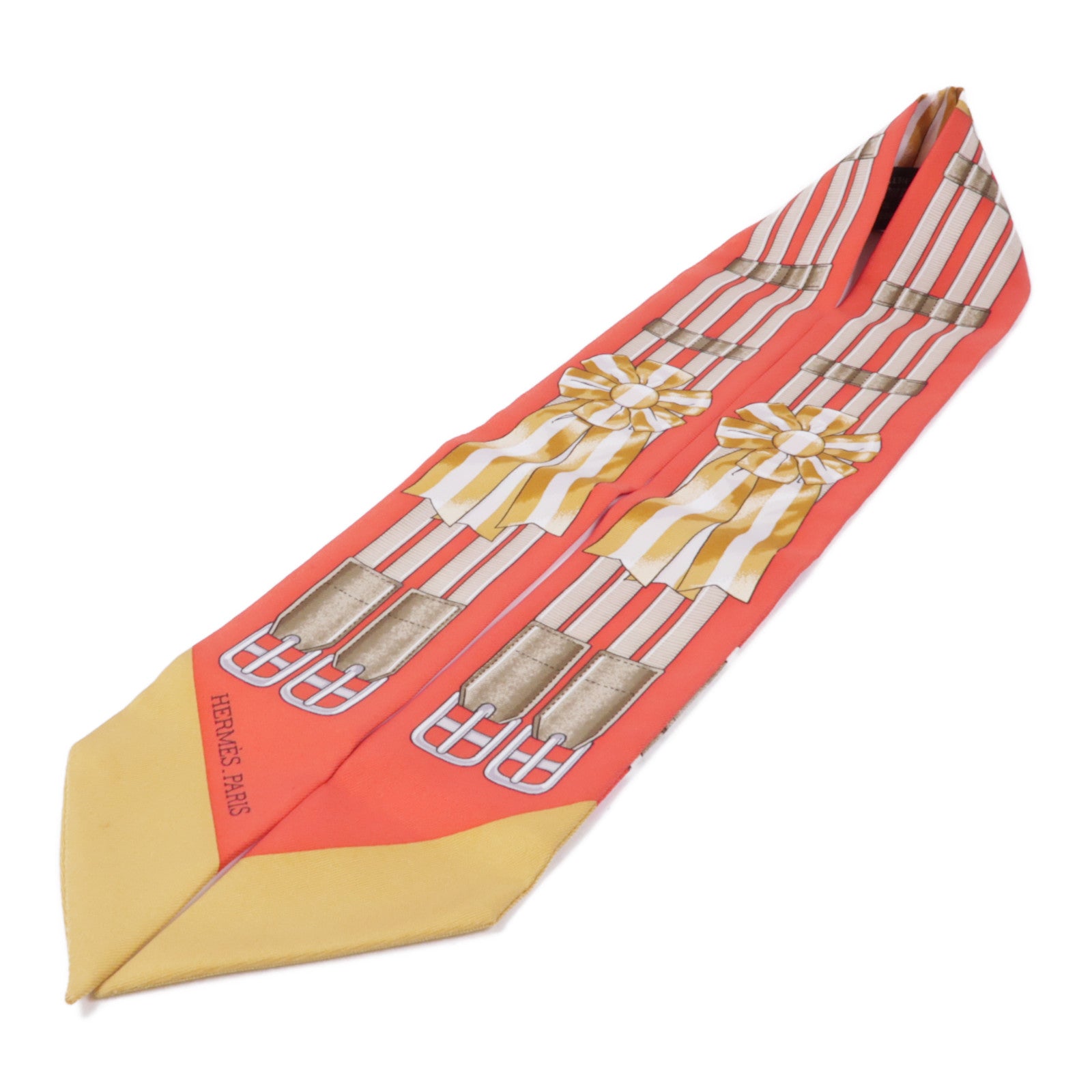 HERMES 絲質Twilly絲巾