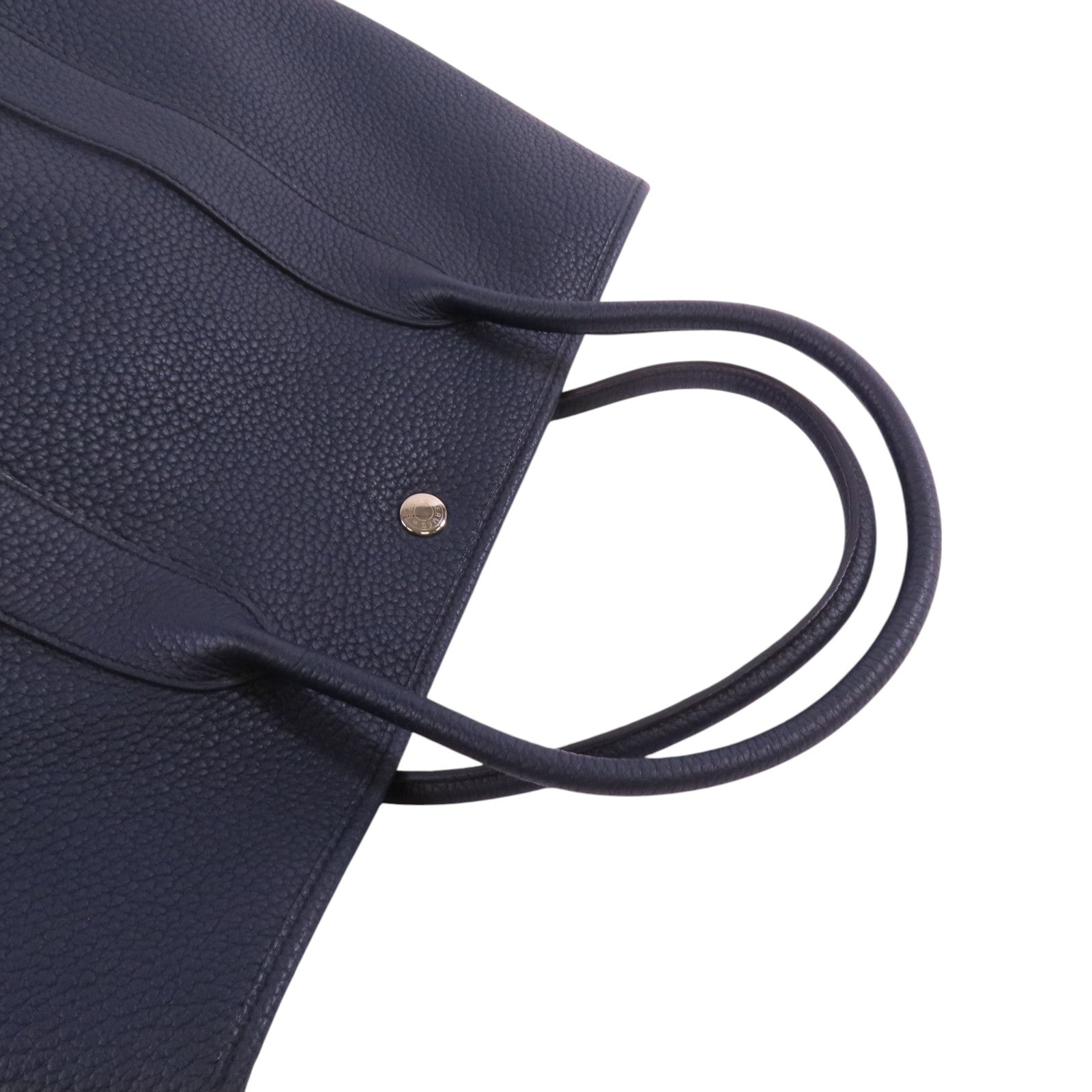 HERMES Negonda皮革Garden Party PM銀扣手挽袋