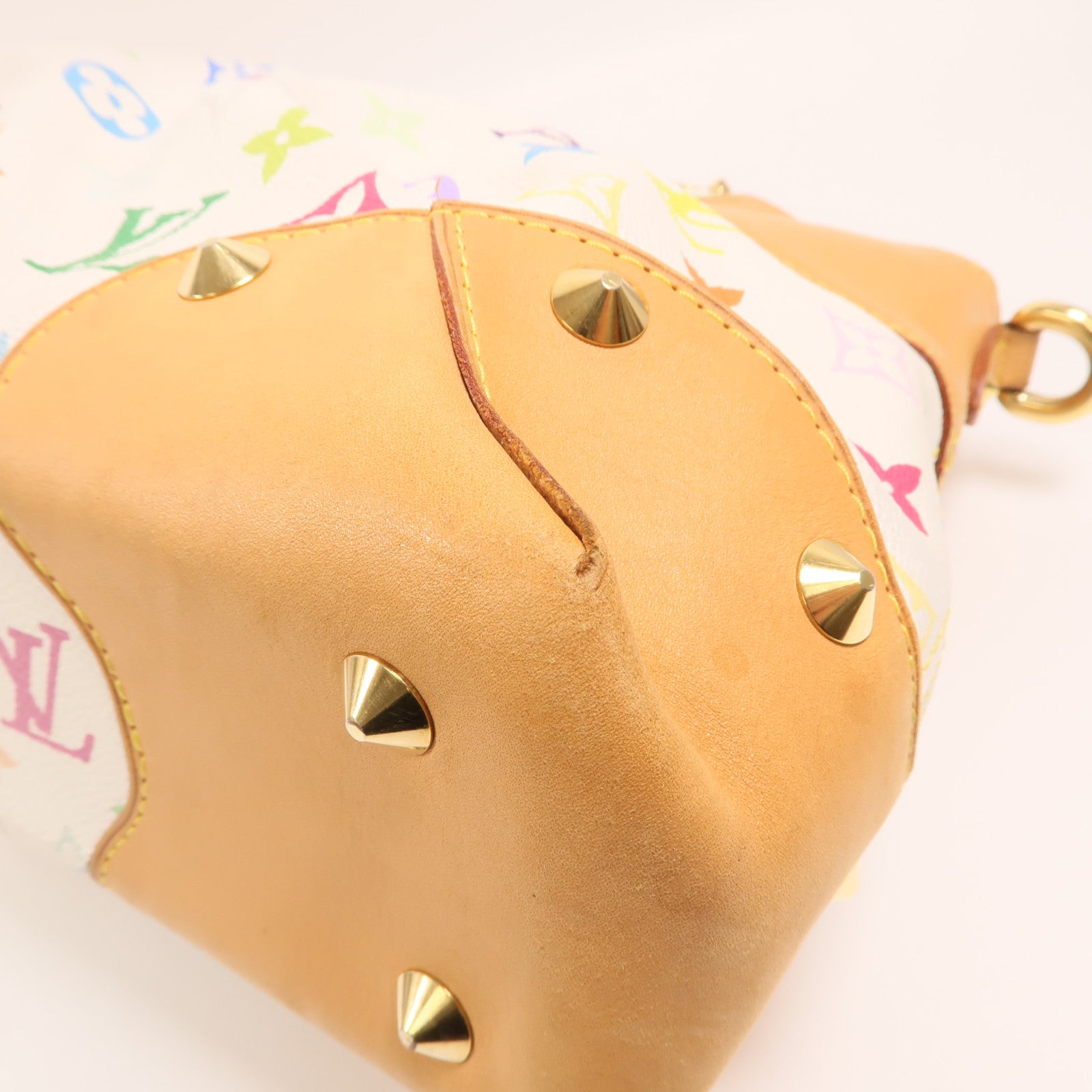 LOUIS VUITTON Monogram Multicolore Judy MM金扣鏈帶手挽肩背兩用袋