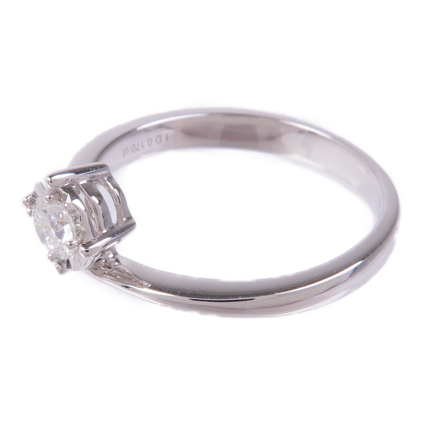 JEWELRY 【激減優惠】18K白金Diamond Ring鑽石戒指US#6